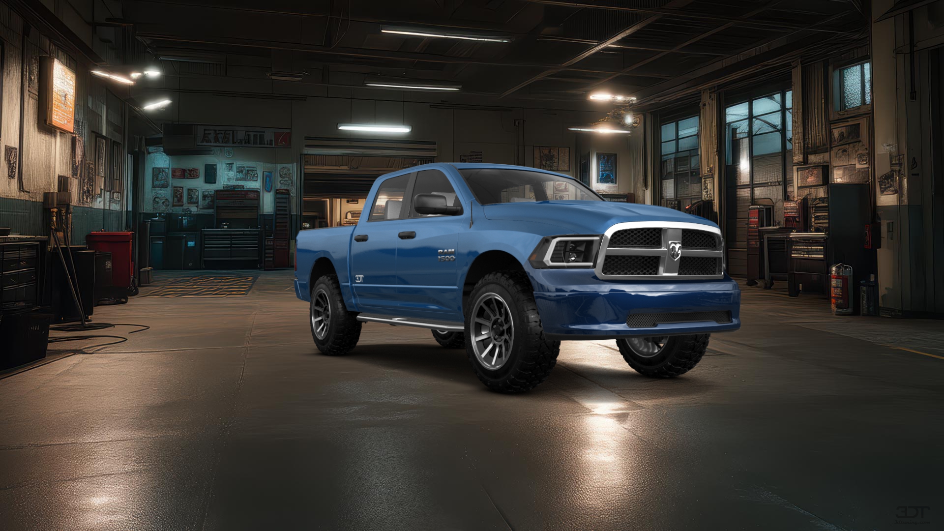 Dodge Ram 1500 5.7' box 4 Door pickup truck 2010 tuning