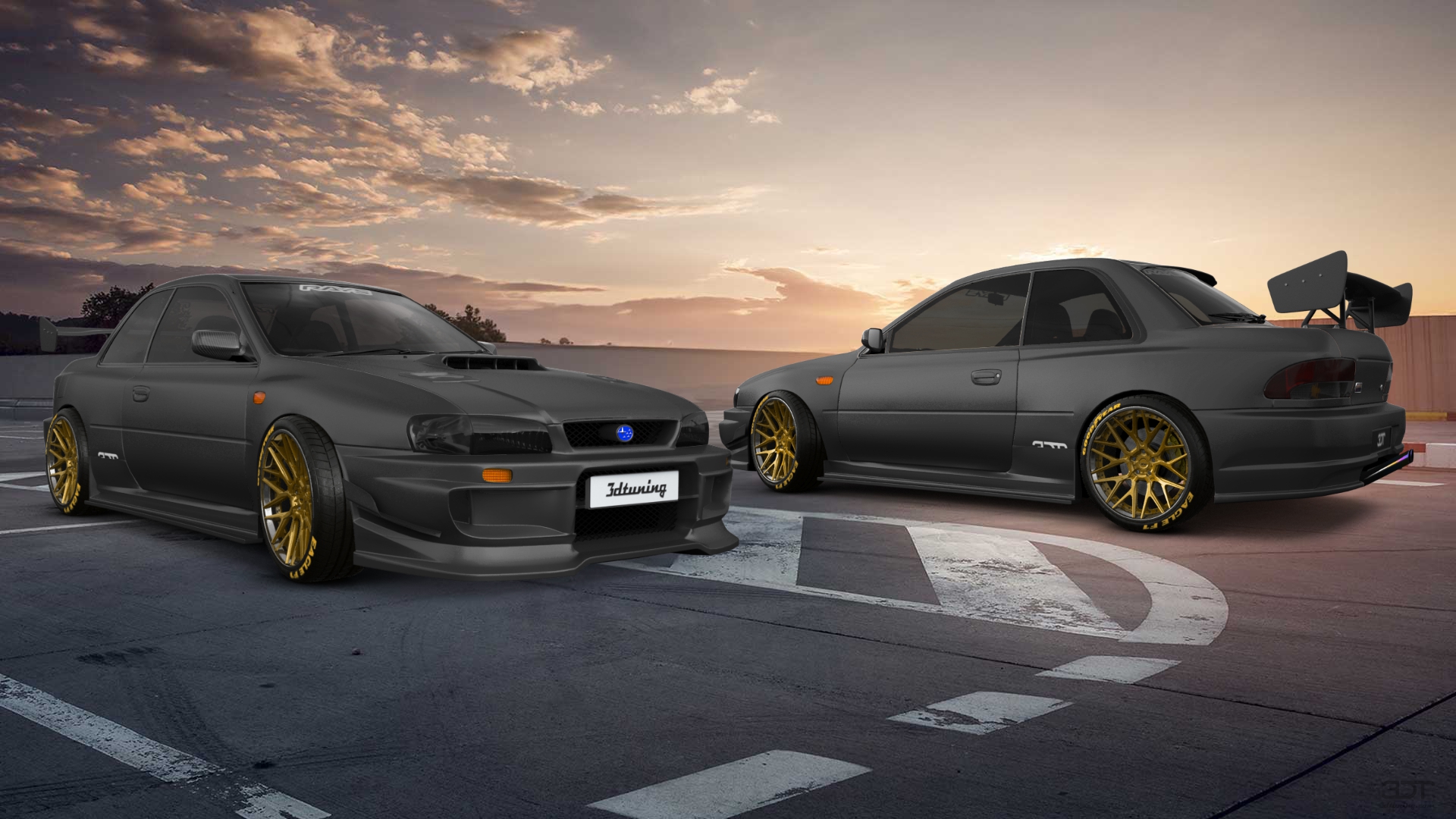 Subaru Impreza WRX STI 22B 2 Door Coupe 2000 tuning