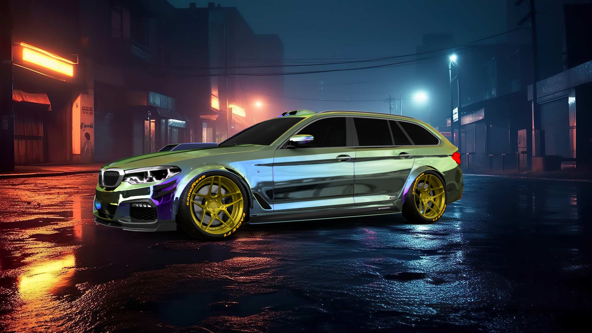 BMW 5 Series 5 door Wagon 2018 tuning
