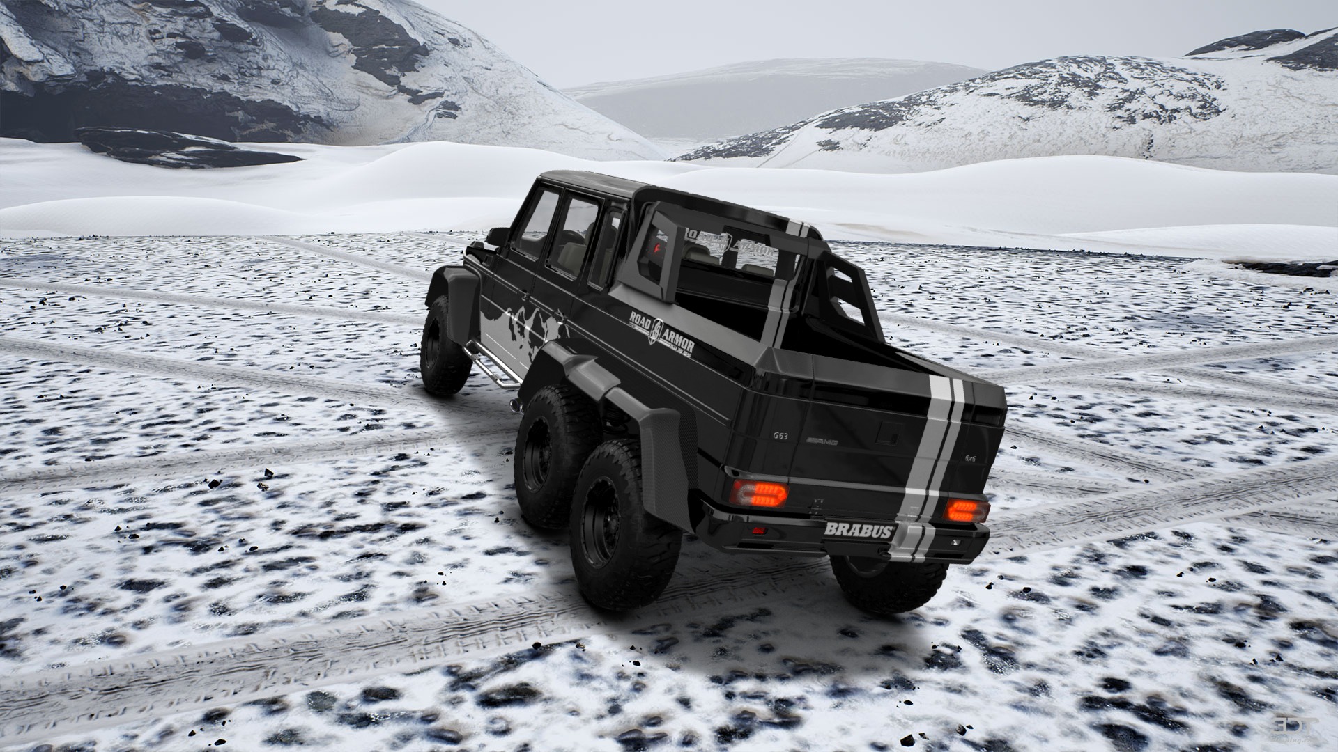 Mercedes G 63 AMG 6x6 4 Door pickup truck 2013 tuning