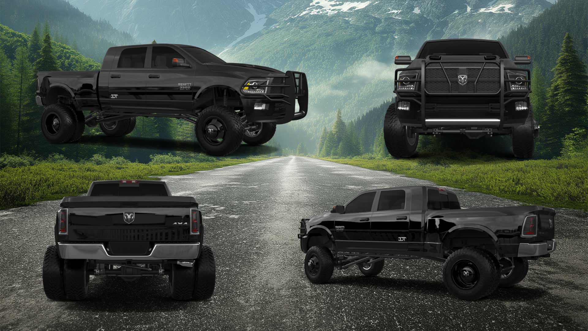 Dodge Ram 3500 4 Door Truck 2014
