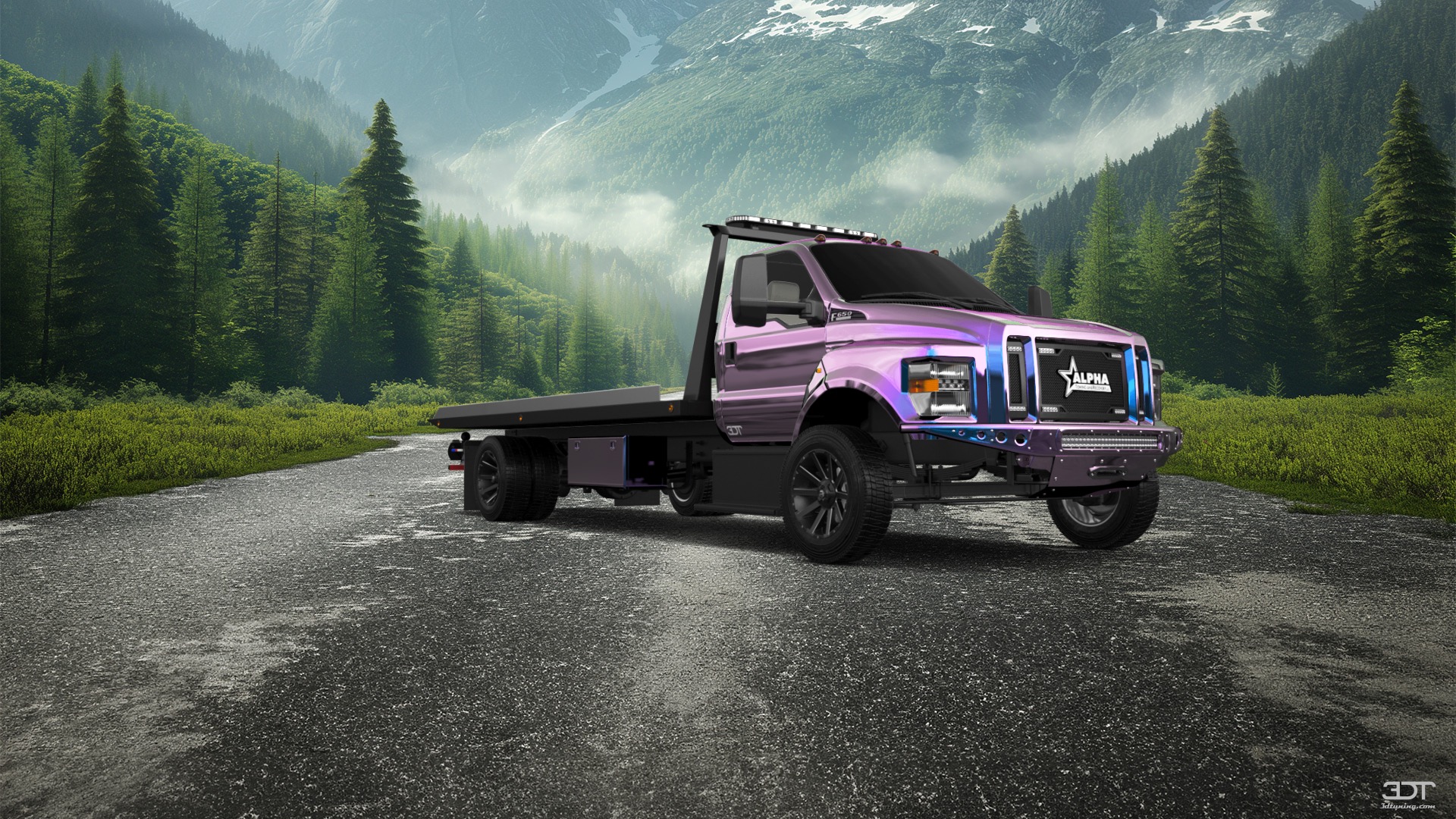 Ford F-650 Tow Truck Pickup 2016 tuning