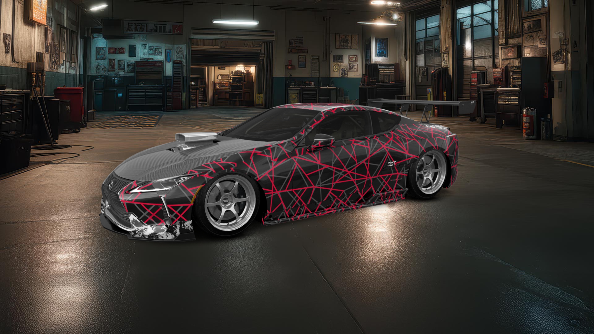 Lexus LC500 2 door fastback coupe 2017 tuning