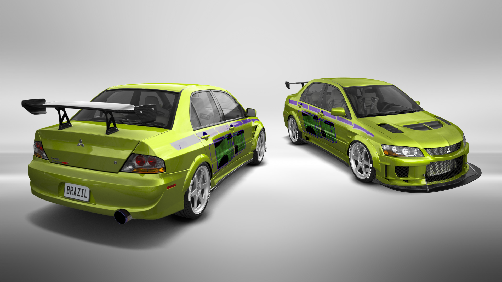 Mitsubishi Lancer Evo IX 4 Door Saloon 2005 tuning