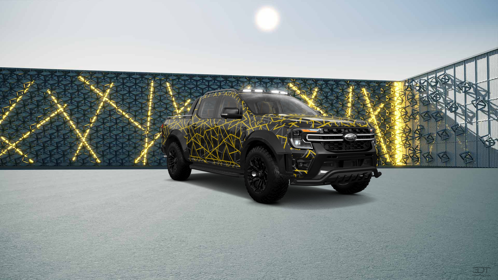 Ford Ranger 4 Door pickup truck 2022 tuning