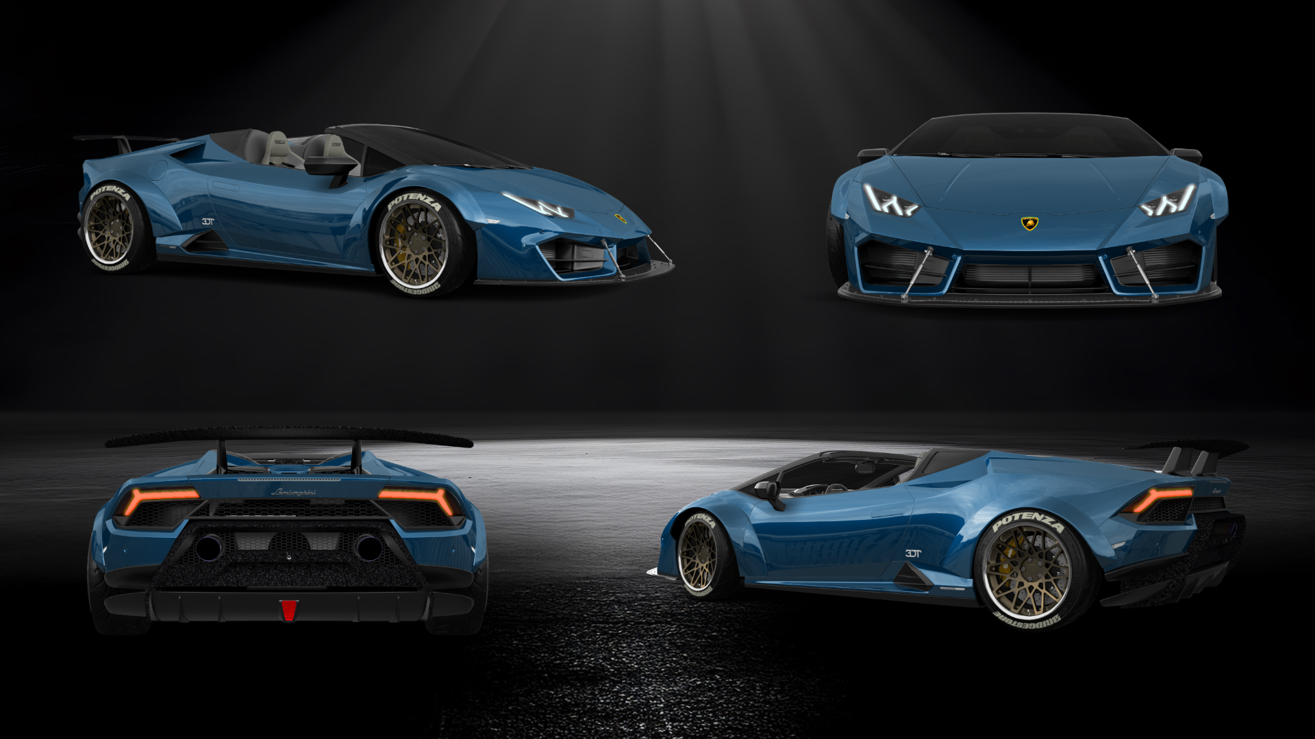 Lamborghini Huracan Spyder 2 Door Convertible 2016 tuning