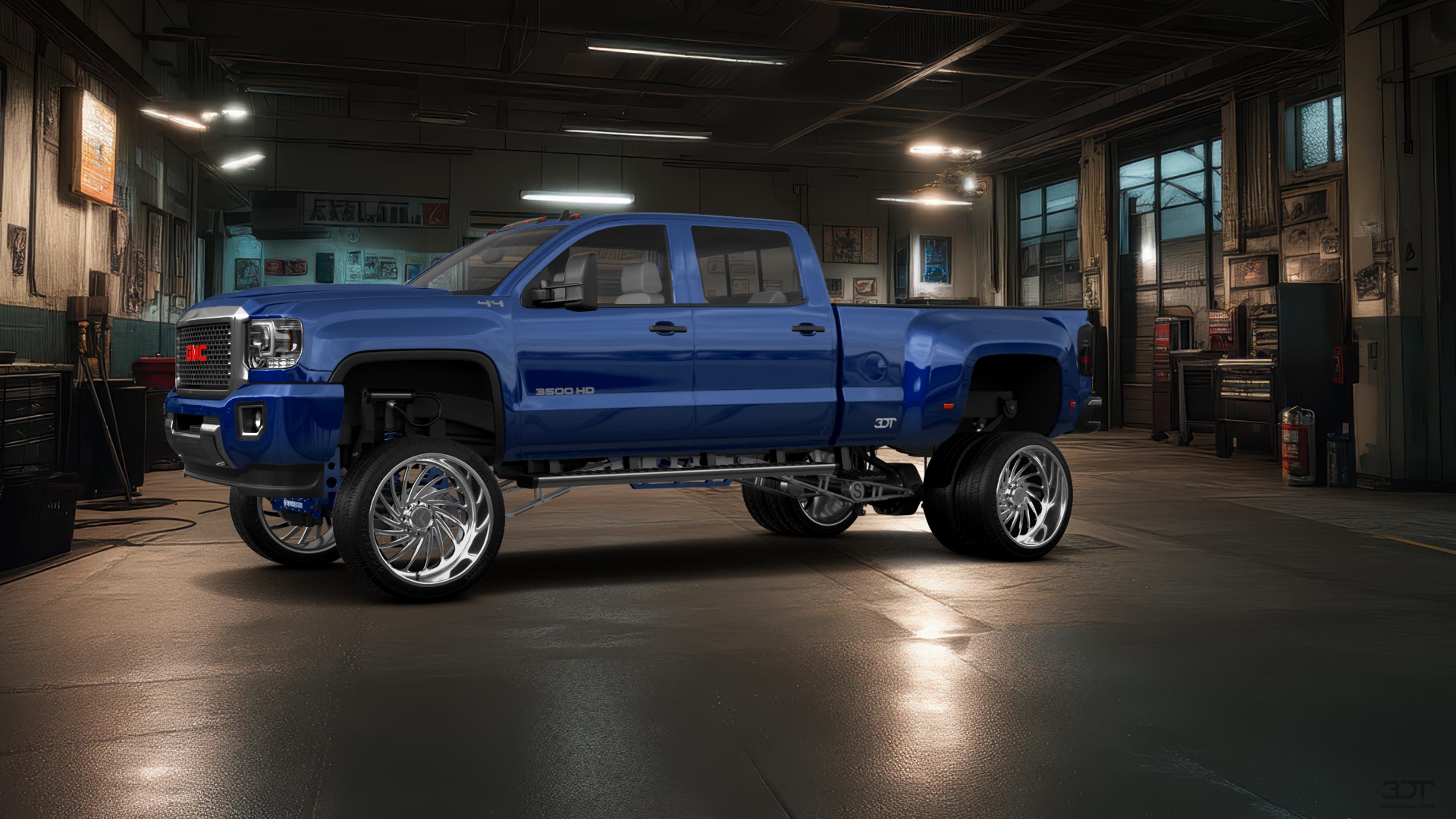 GMC Sierra 3500 HD Crew Cab 4 Door pickup truck 2015 tuning