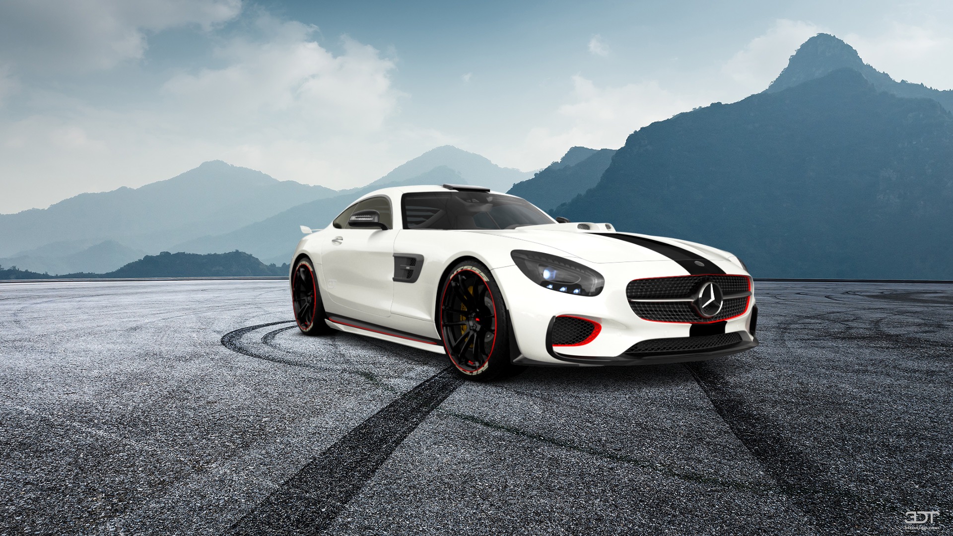 Mercedes AMG GT 2 door fastback coupe 2015 tuning