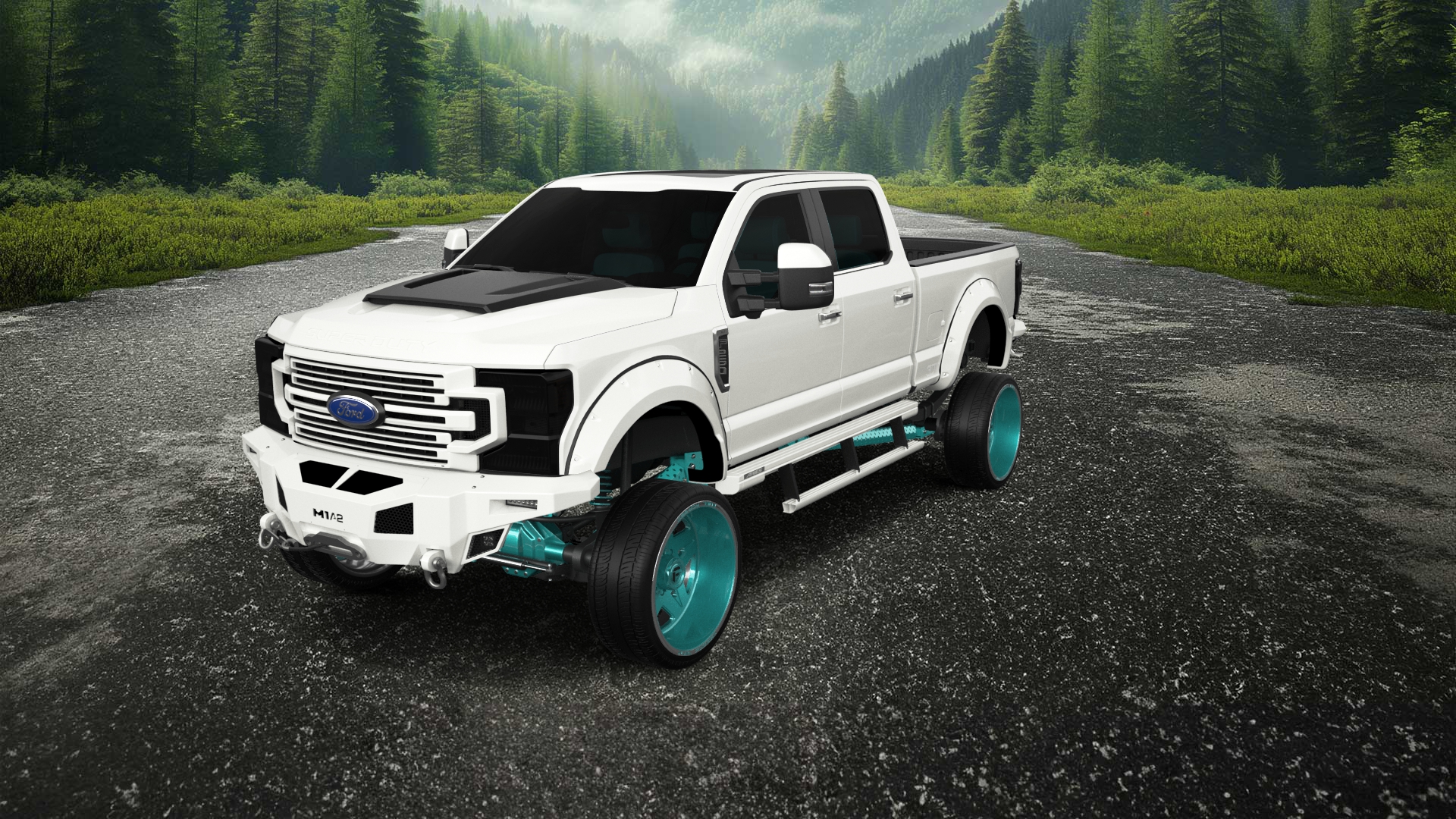 Ford F-250 4 Door pickup truck 2021 tuning