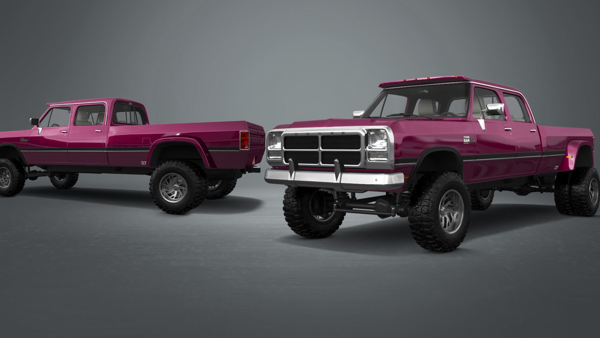Dodge Ram 350 4 Door pickup truck 1991