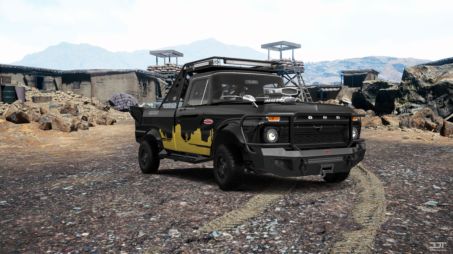 Ford F-100 Custom Cab 2 Door pickup truck 1966