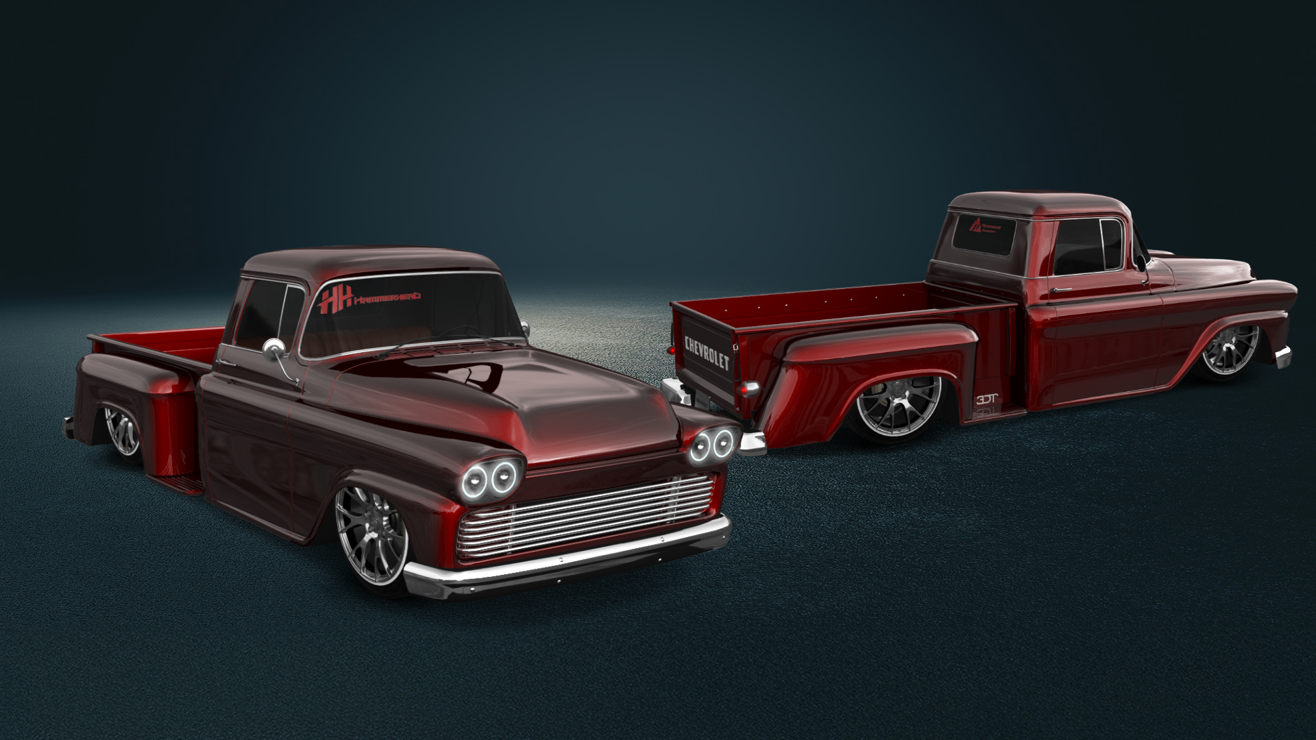 Chevrolet Apache Stepside 2 Door pickup truck 1959