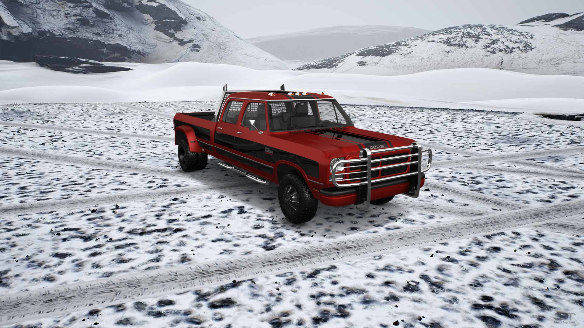 Dodge Ram 350 4 Door pickup truck 1991 tuning