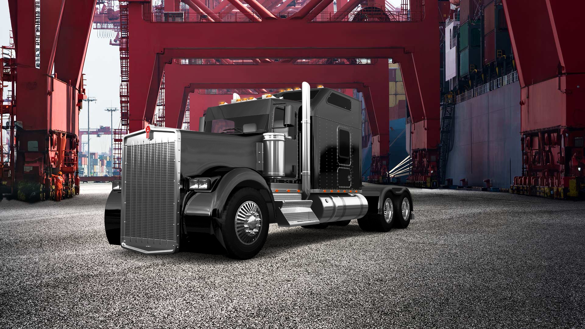 Kenworth W900 Sleeper Cab Truck 2015