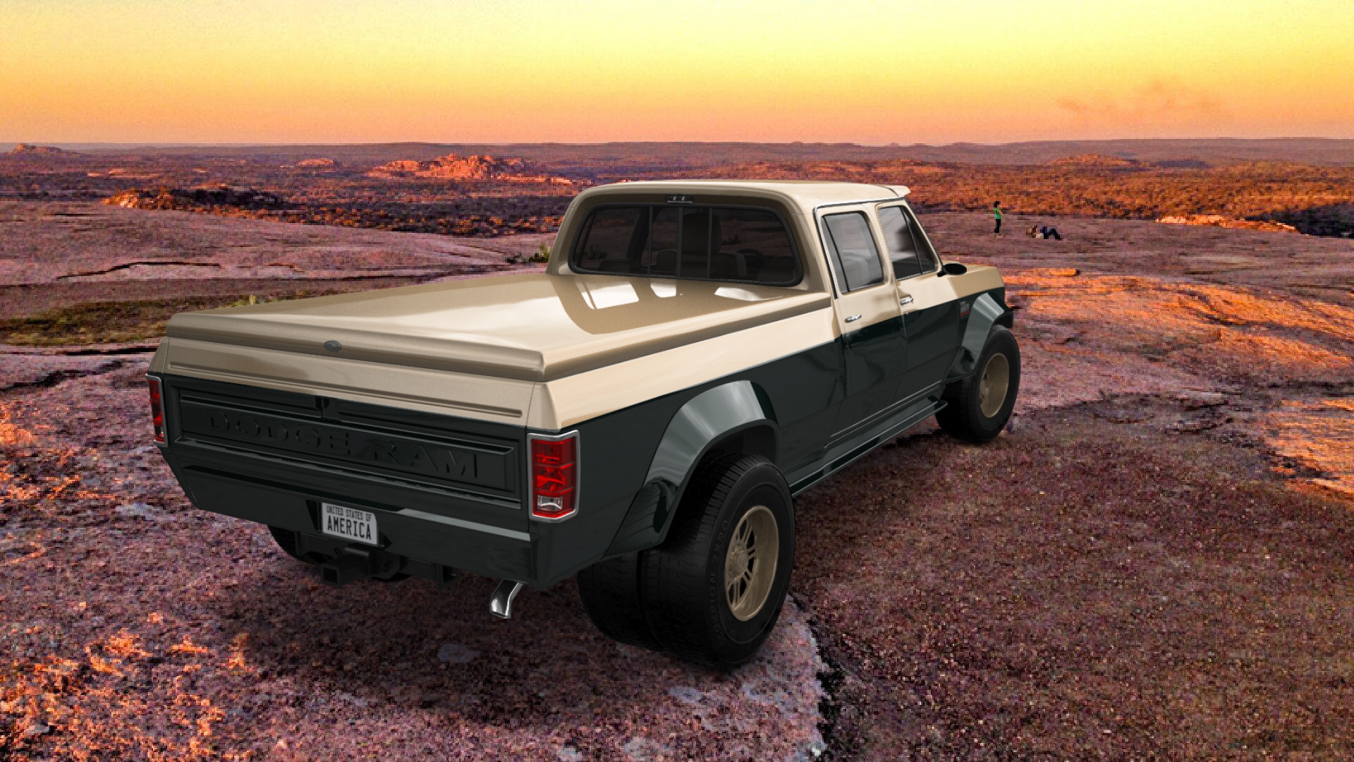 Dodge Ram 350 4 Door pickup truck 1991