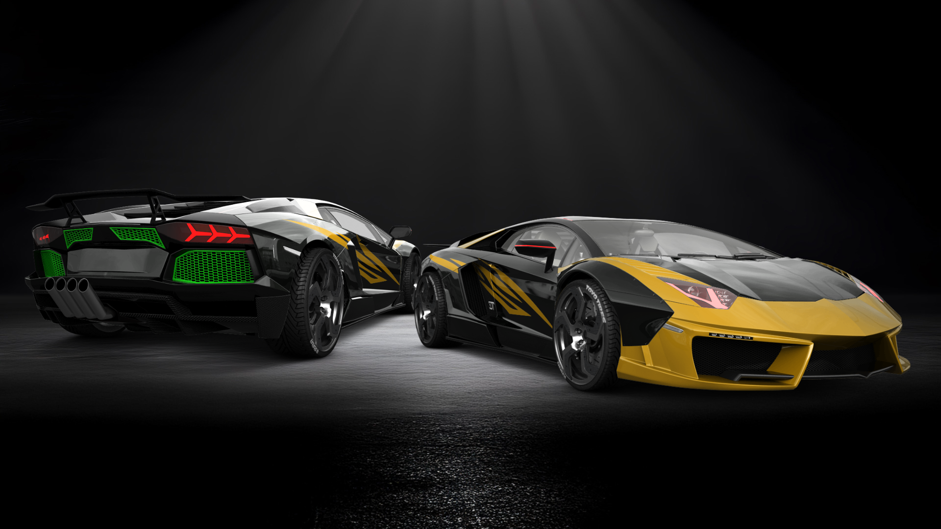 Lamborghini Aventador 2 Door Coupe 2012 tuning