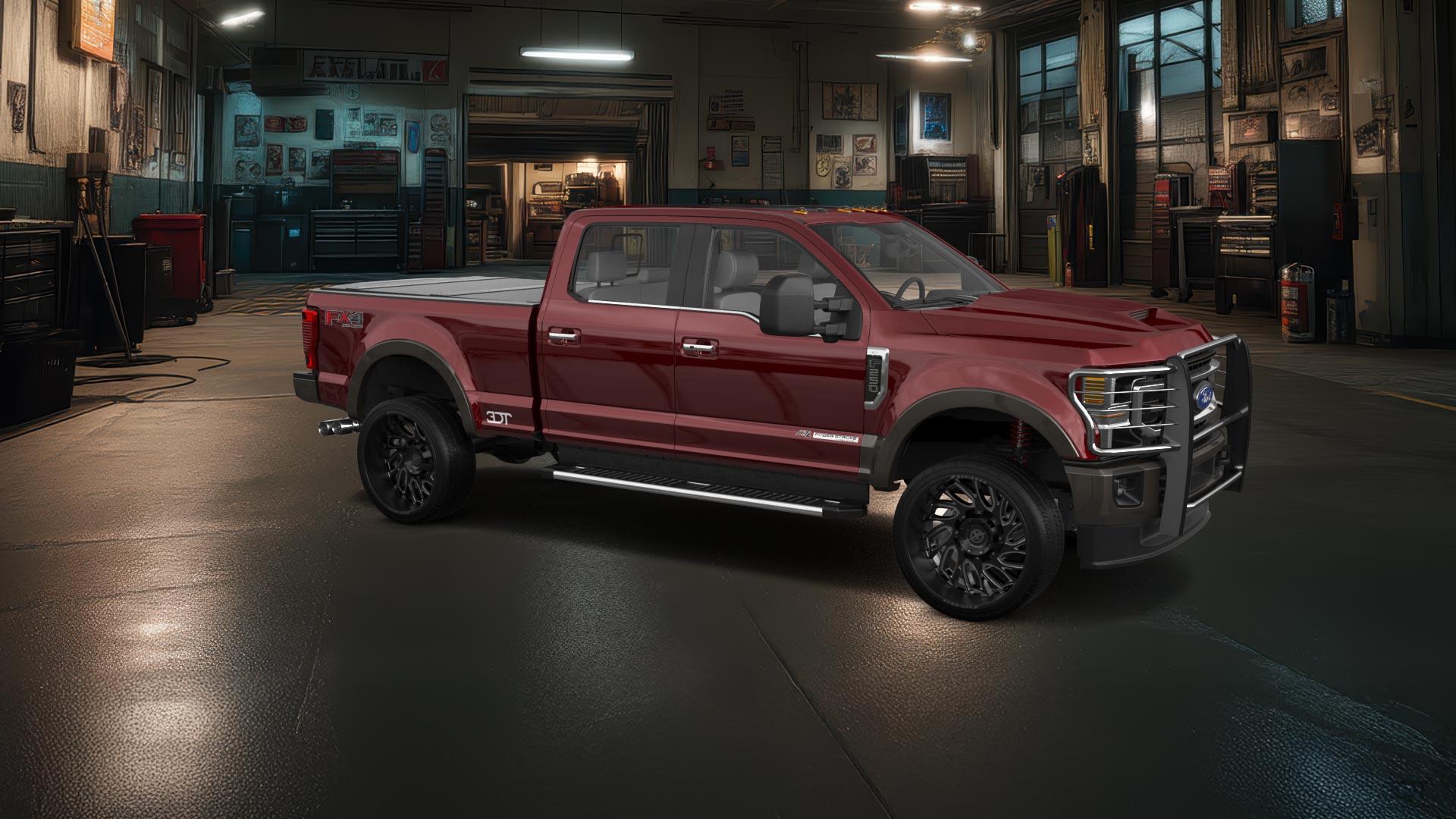 Ford F-250 4 Door pickup truck 2021 tuning