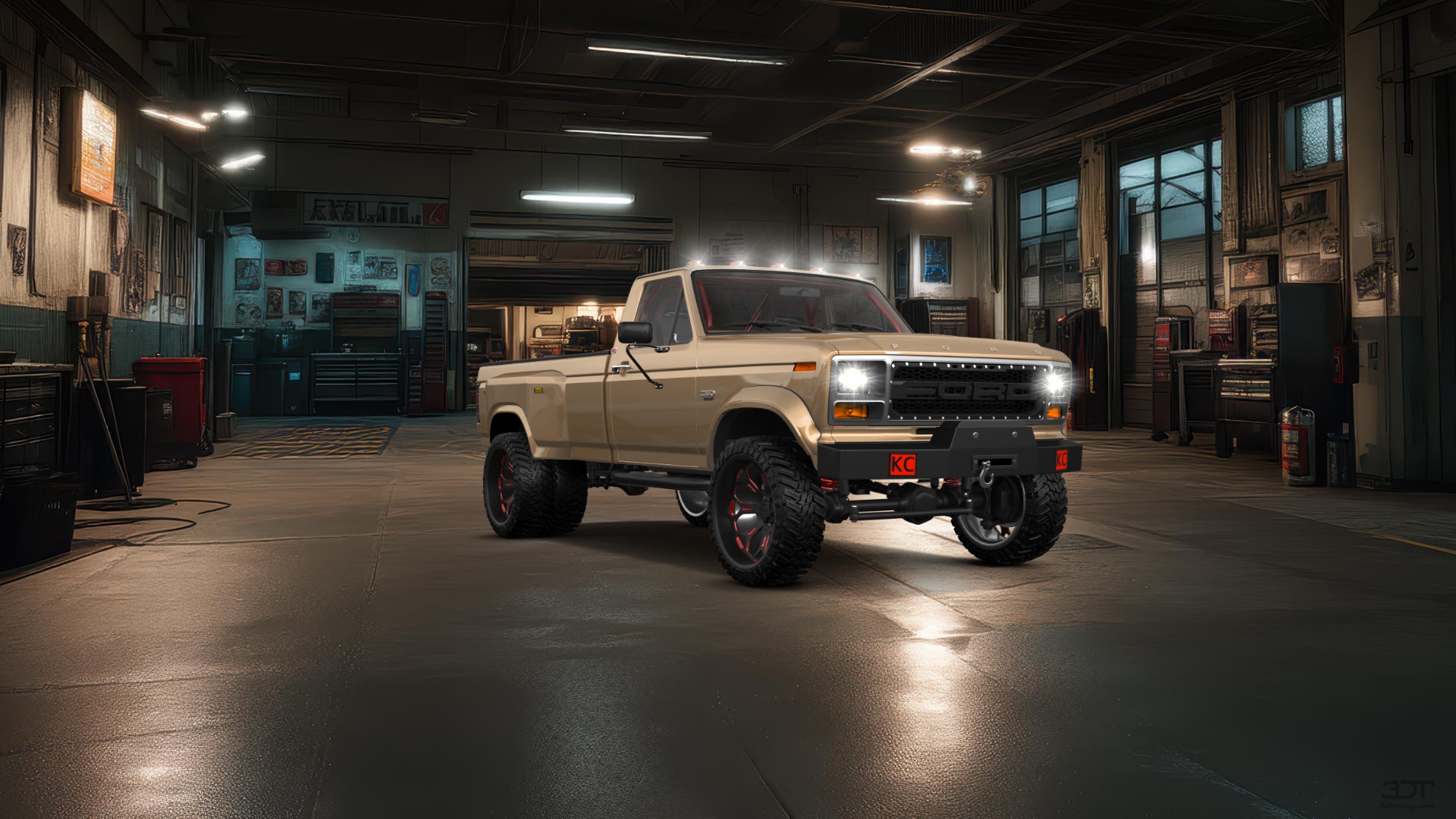 Ford F-350 Dually Regular Cab 2 Door pickup truck 1980 tuning