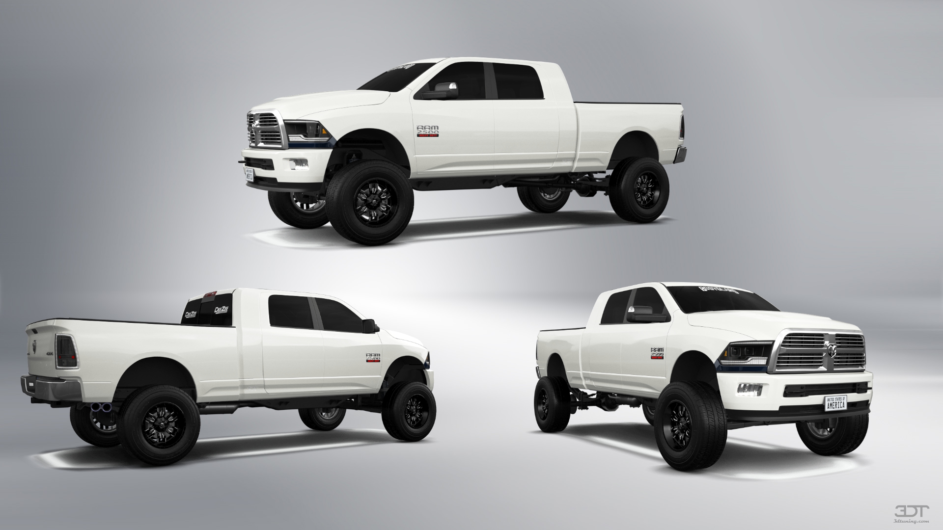 Dodge Ram 2500 Mega Cab 6.4 ft box 4 Door pickup truck 2010