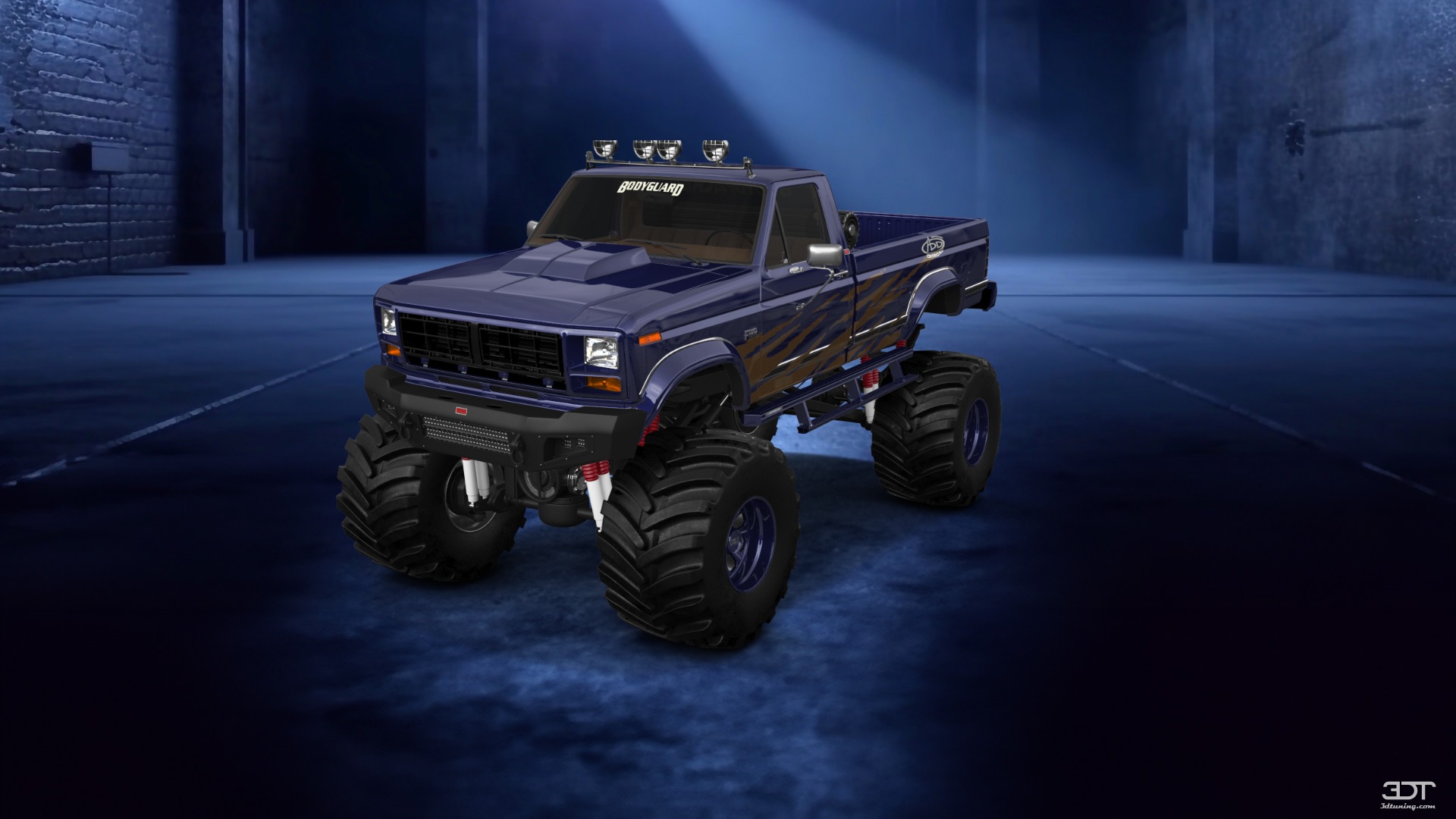 Tuning Ford F-150 2 Door pickup truck 1986