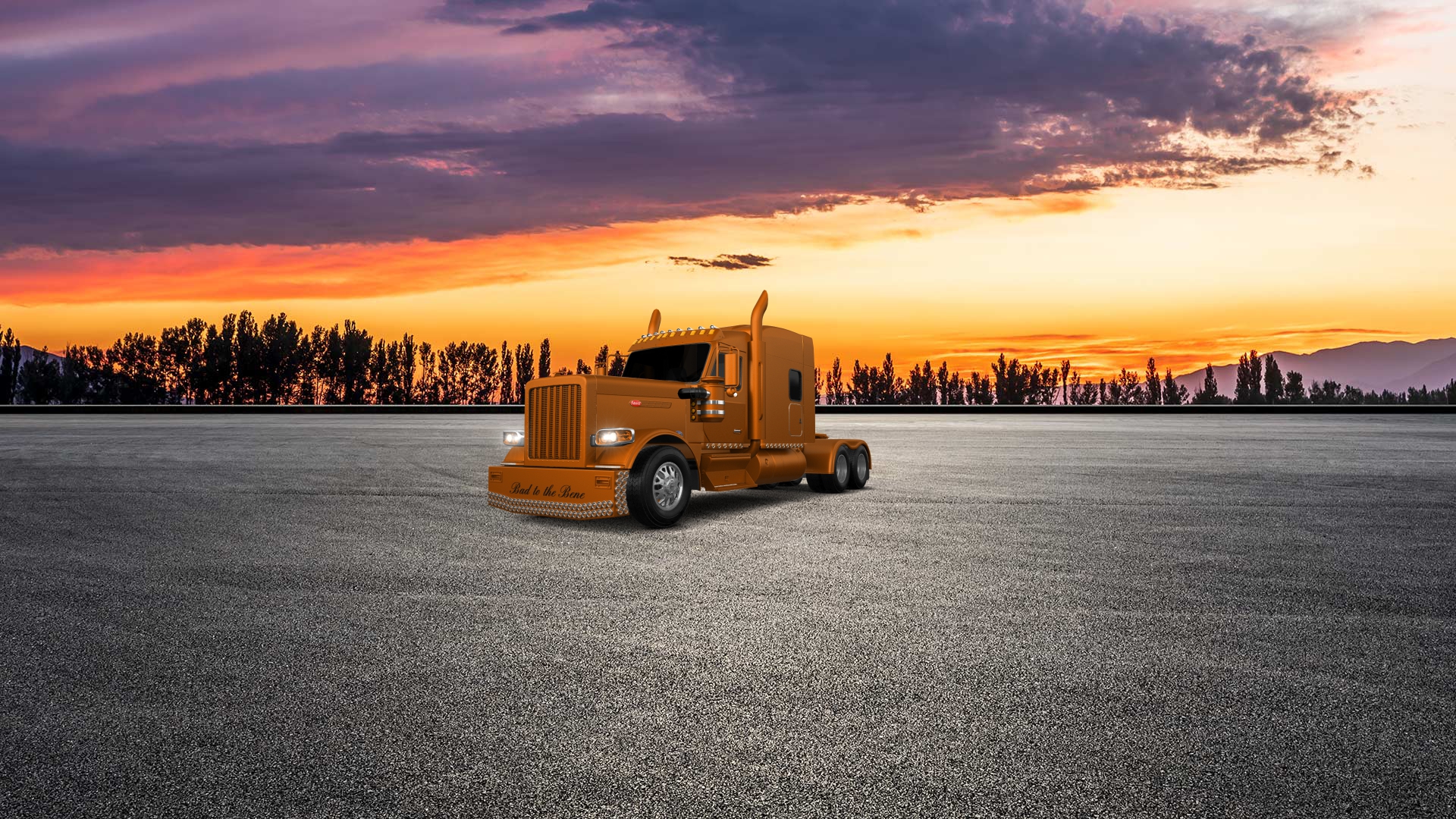 Peterbilt 589 Sleeper Cab Truck 2024 tuning