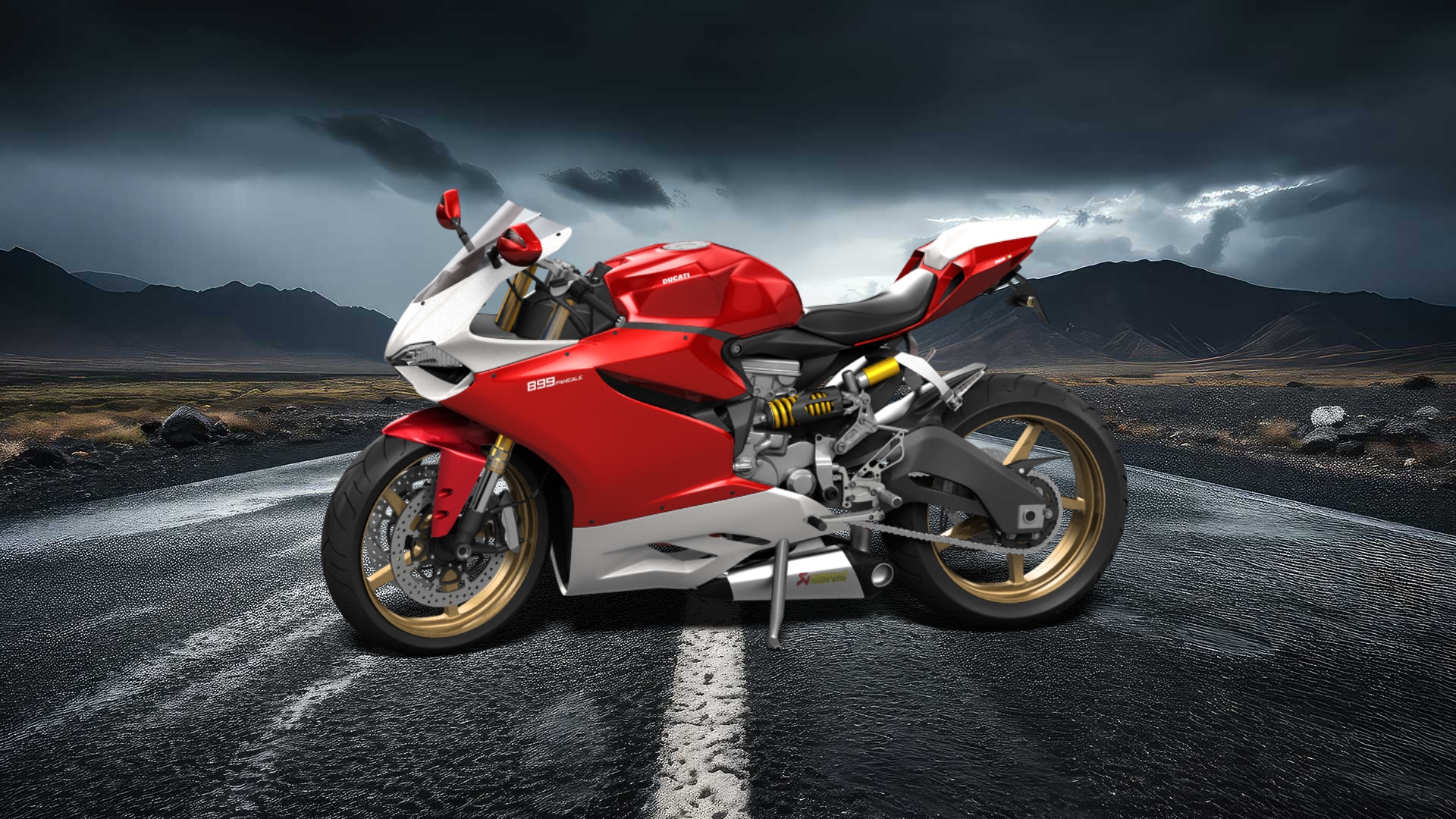 Ducati 899 Panigale Sport Bike 2015 Images