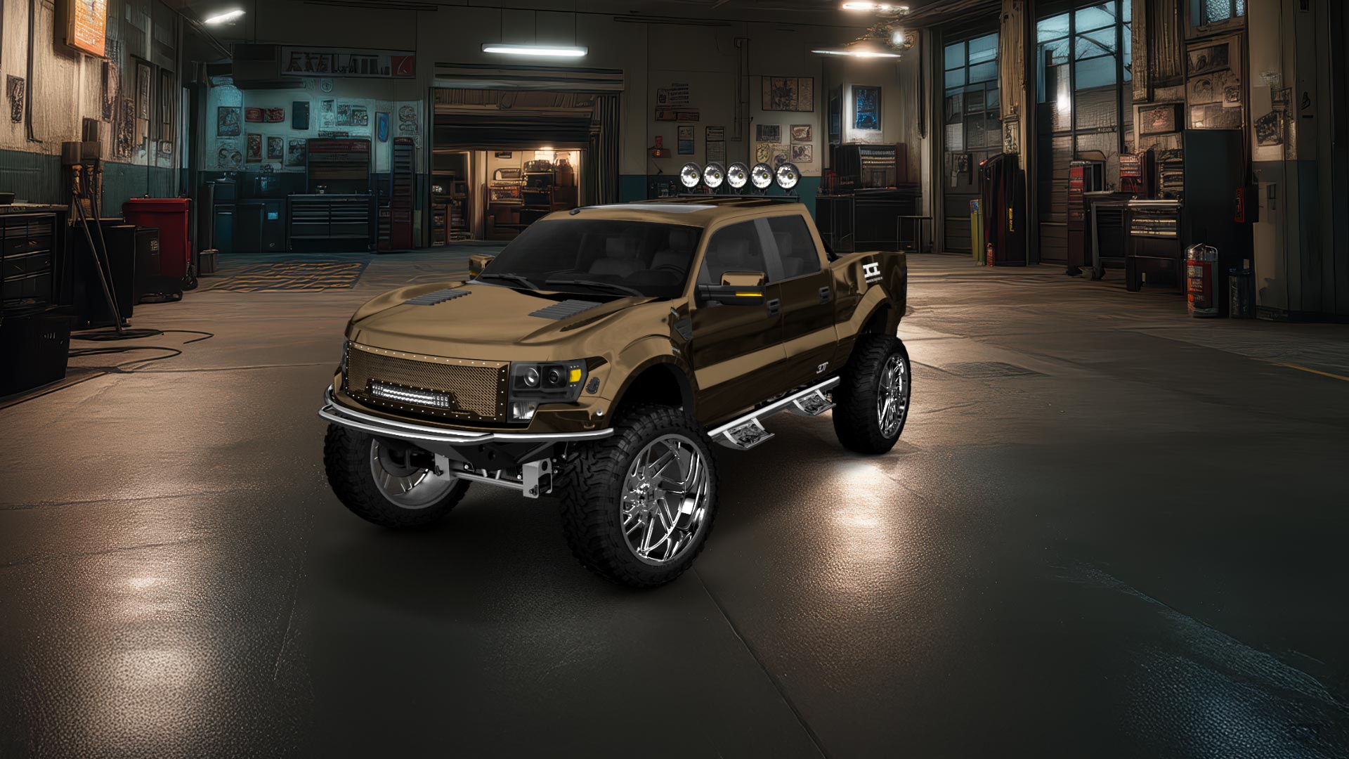 Ford F-150 SVT Raptor 4 Door pickup truck 2013 tuning