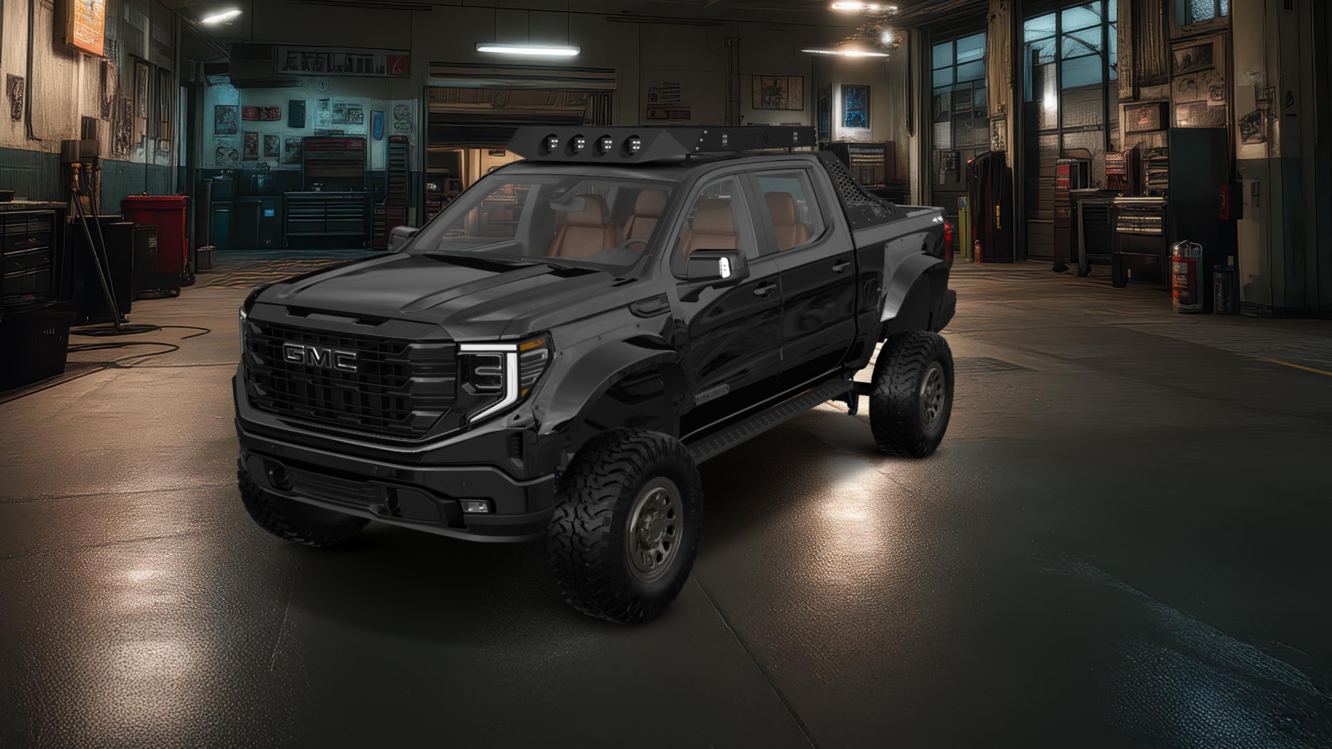 GMC Sierra 1500 Crew Cab 5.8 ft box 4 Door pickup truck 2023 tuning