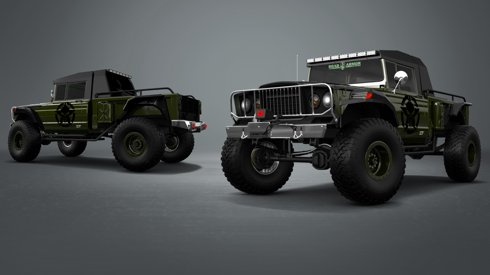 Jeep Kaiser M715 2 Door pickup truck 1968 tuning