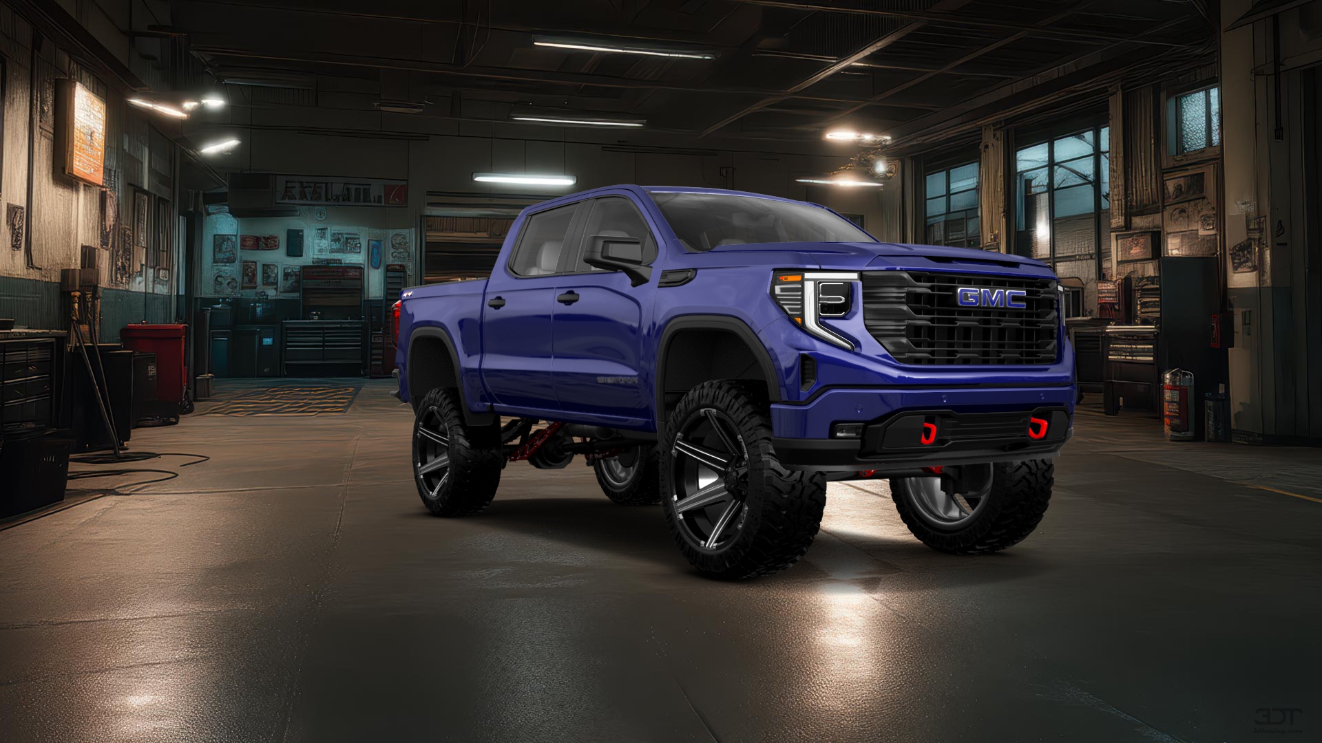 GMC Sierra 1500 Crew Cab 5.8 ft box 4 Door pickup truck 2023 tuning