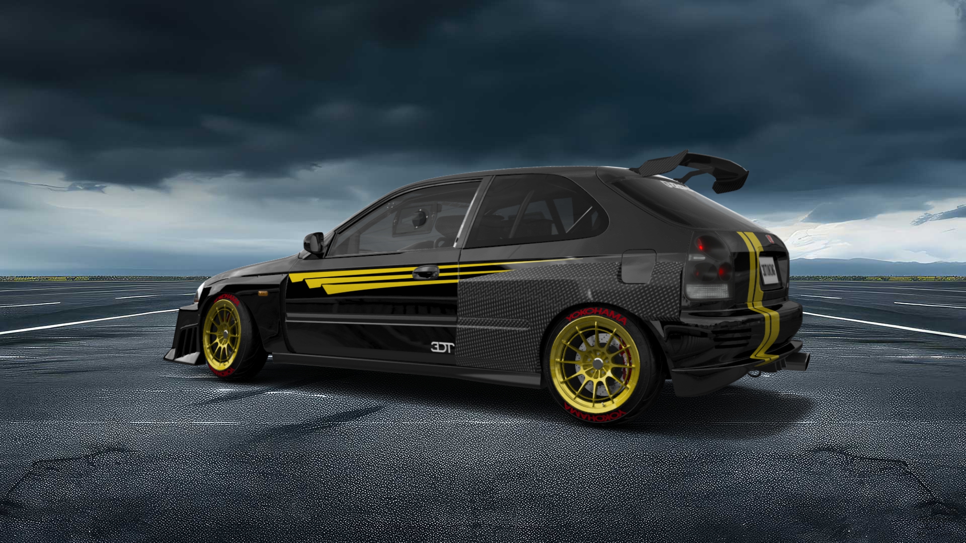 Honda Civic 3 Door Hatchback 1997 Images