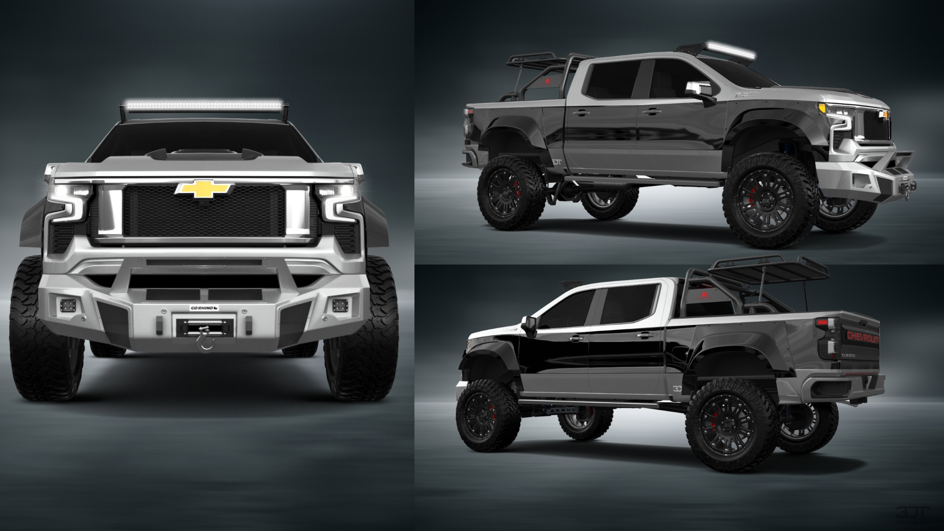 Chevrolet Silverado 1500 Crew Cab 5.8 ft box 4 Door pickup truck 2023 tuning