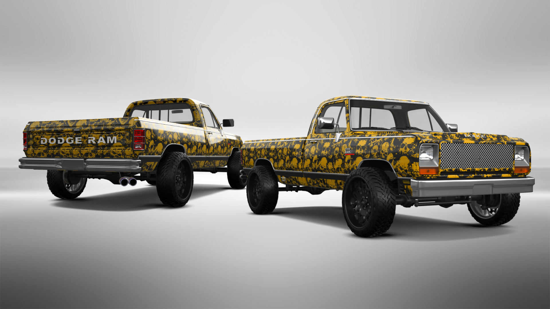 Dodge Ram 250 Regular Cab 2 Door pickup truck 1983 tuning