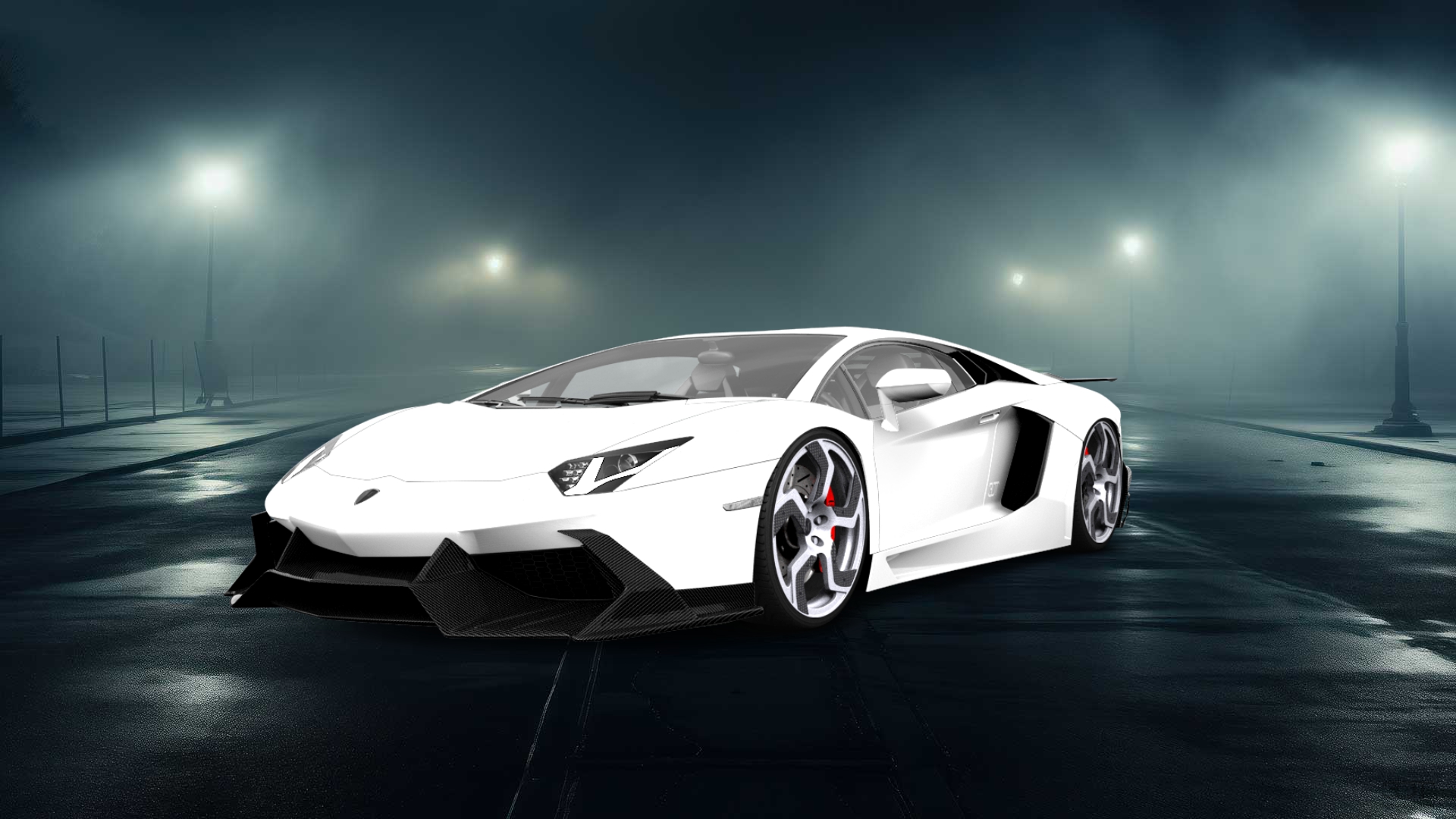 Lamborghini Aventador 2 Door Coupe 2012 tuning