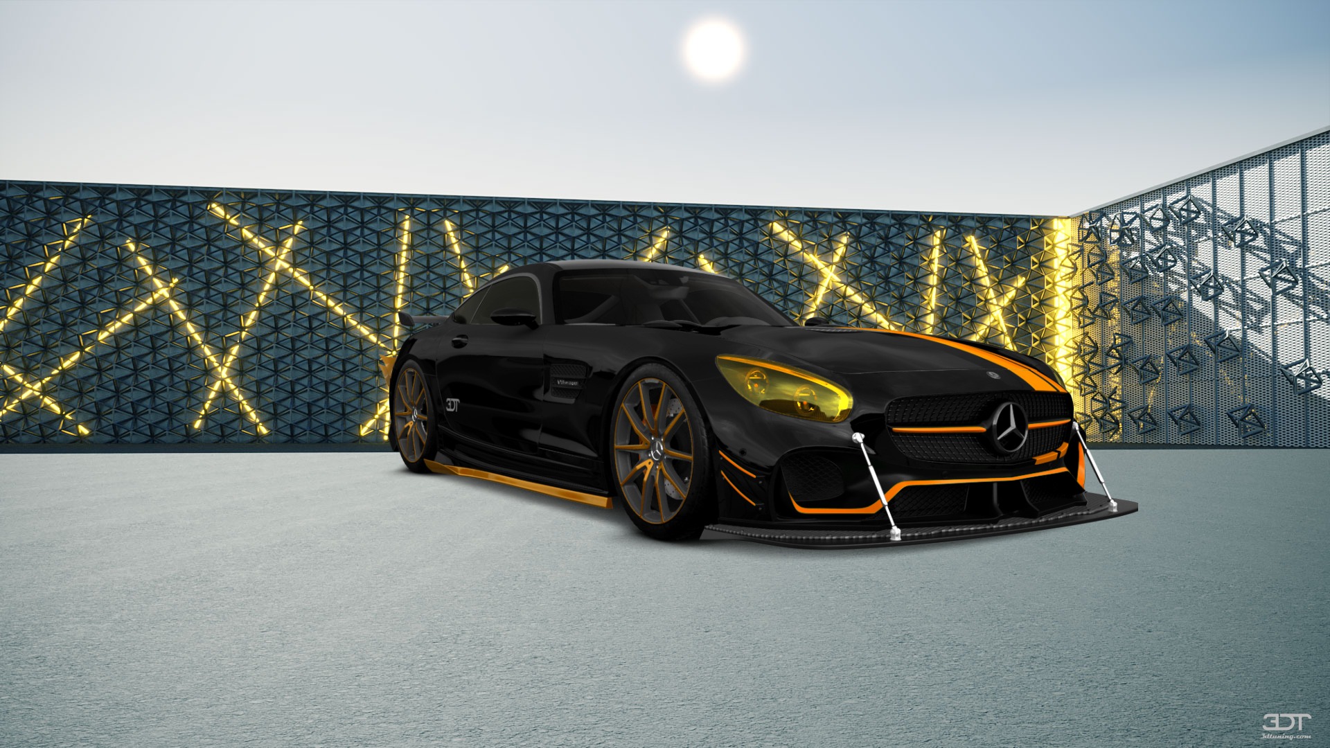 Mercedes AMG GT 2 door fastback coupe 2015 tuning