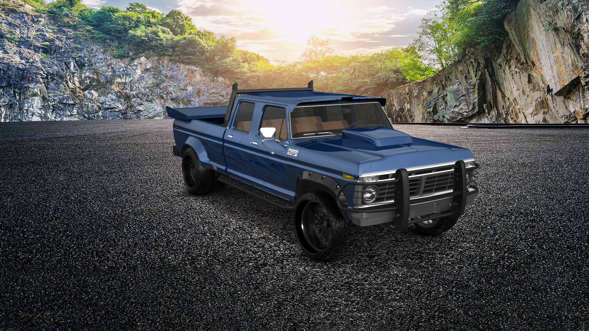 Ford F-350 Dually 4 Door pickup truck 1973 Images