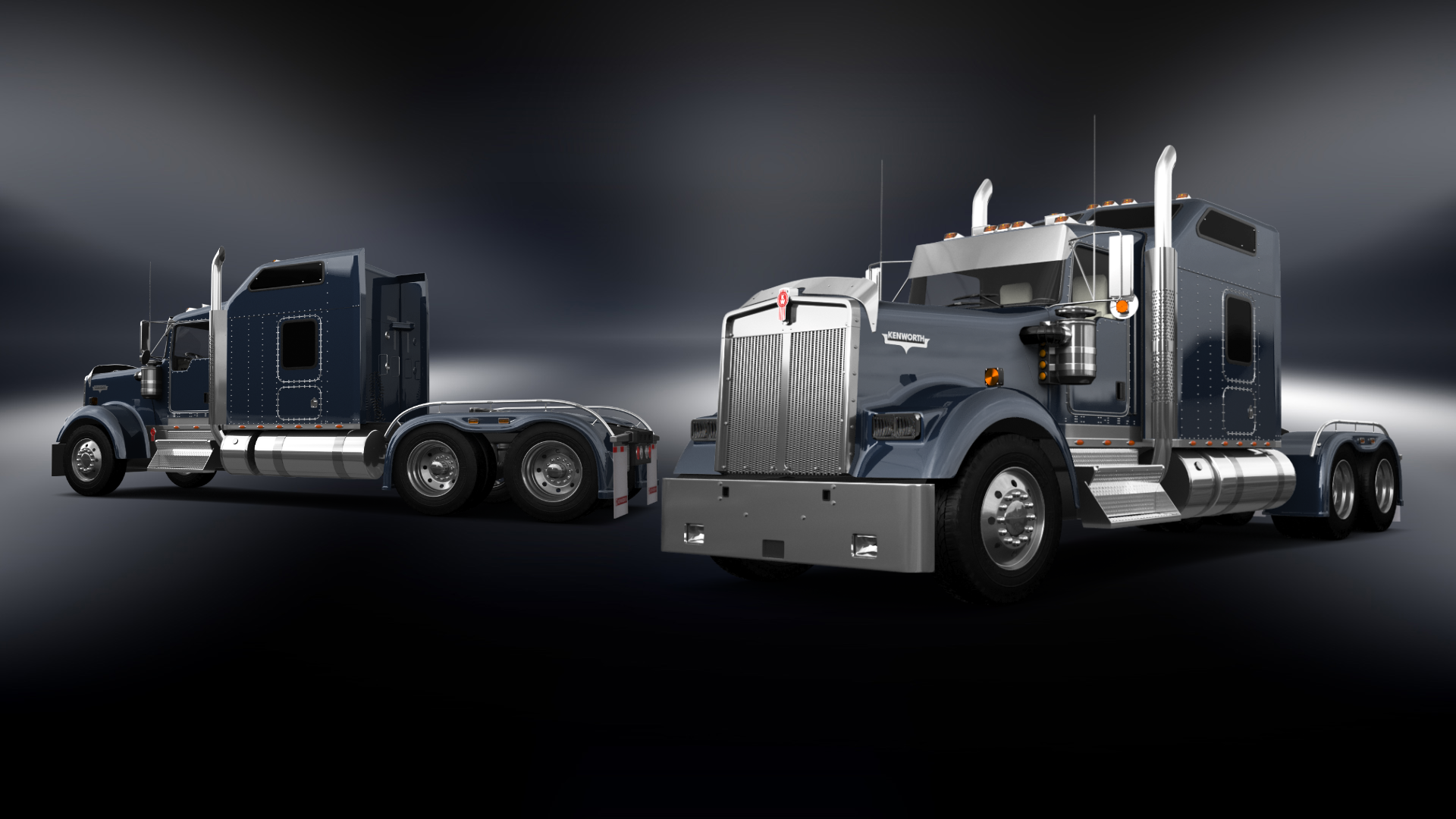 Kenworth W900 Sleeper Cab Truck 2015 tuning