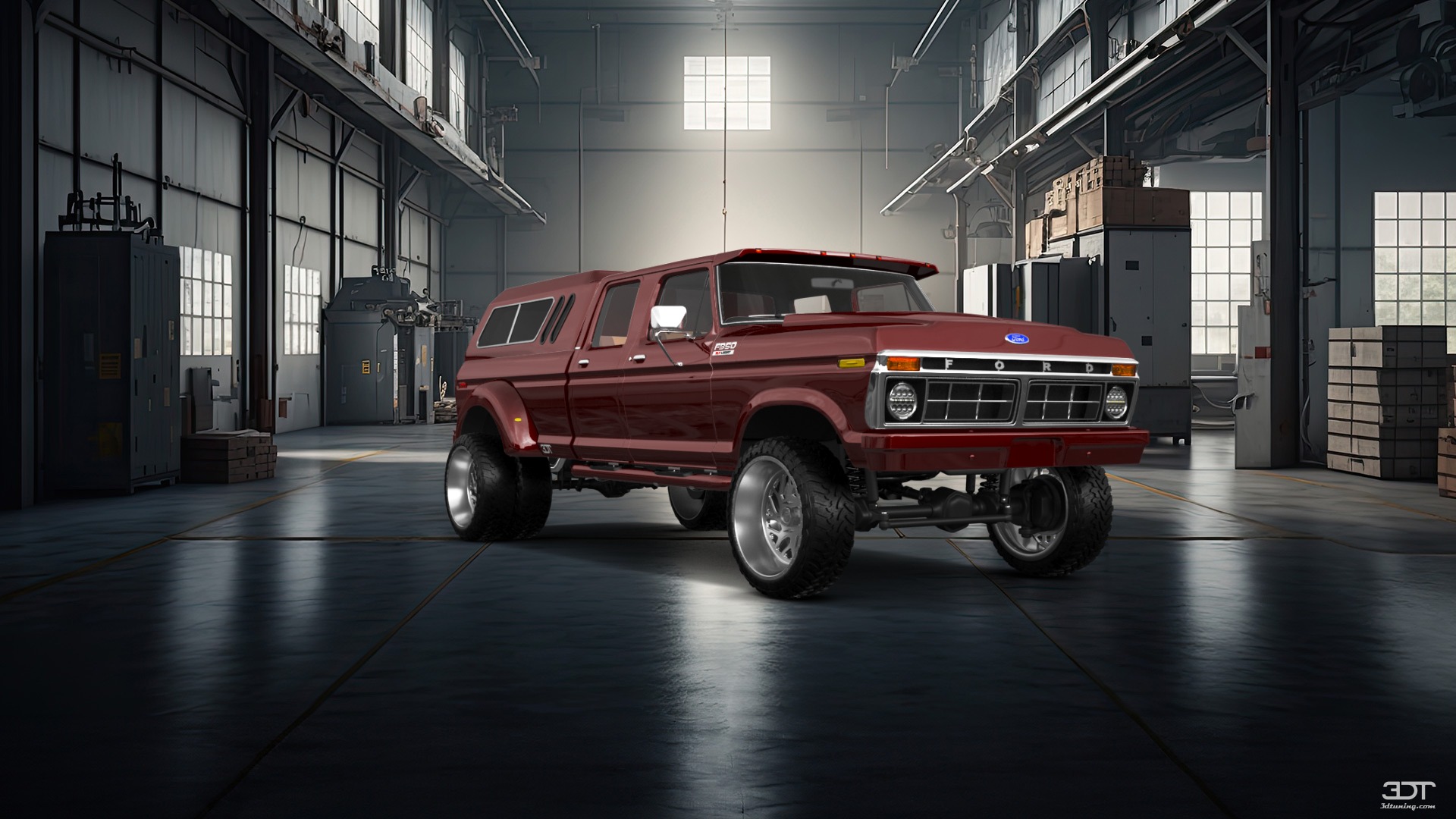 Ford F-350 Dually 4 Door pickup truck 1973