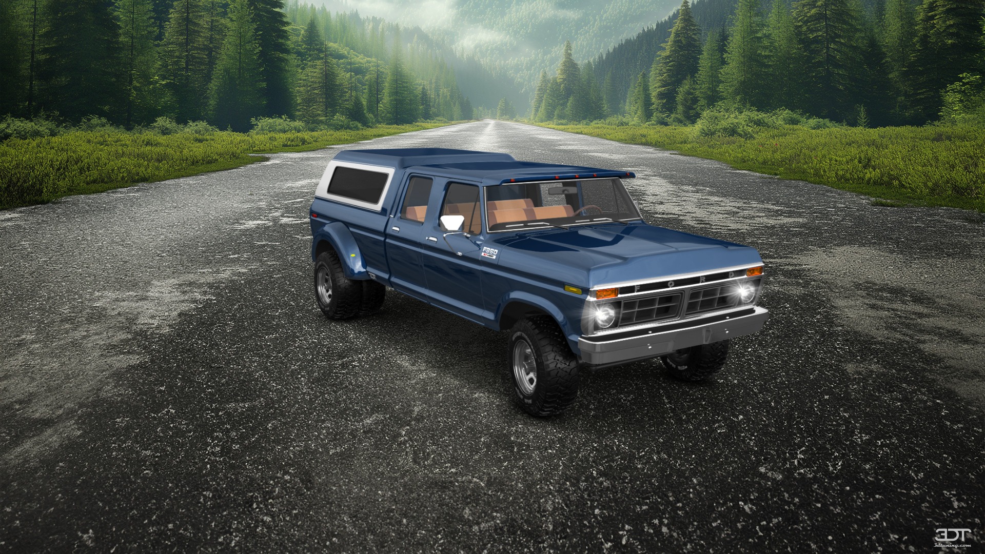 Ford F-350 Dually 4 Door pickup truck 1973
