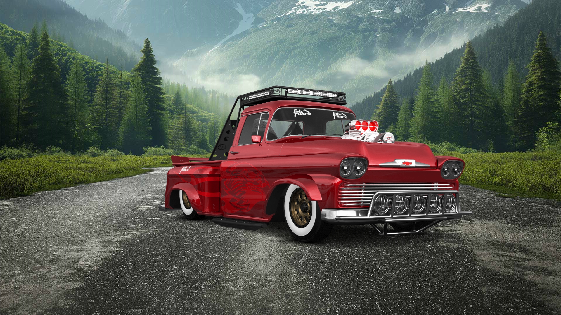 Chevrolet Apache Stepside 2 Door pickup truck 1959