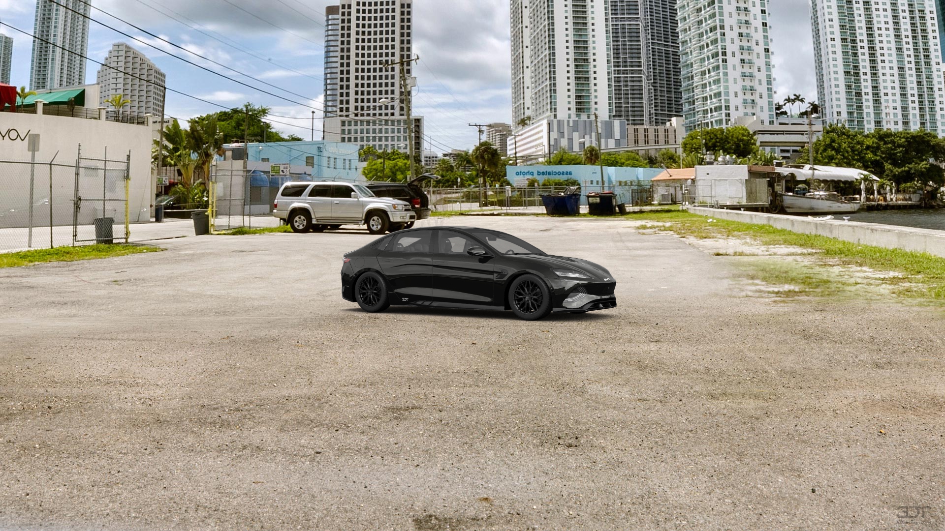 BYD BLACK CAR