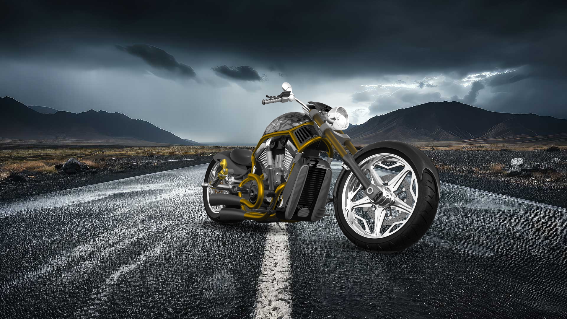Harley-Davidson Custom Chopper Cruiser 2011