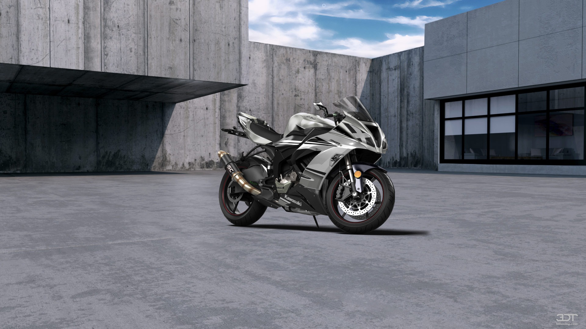 Kawasaki Ninja ZX 6R Sport Bike 2015 tuning