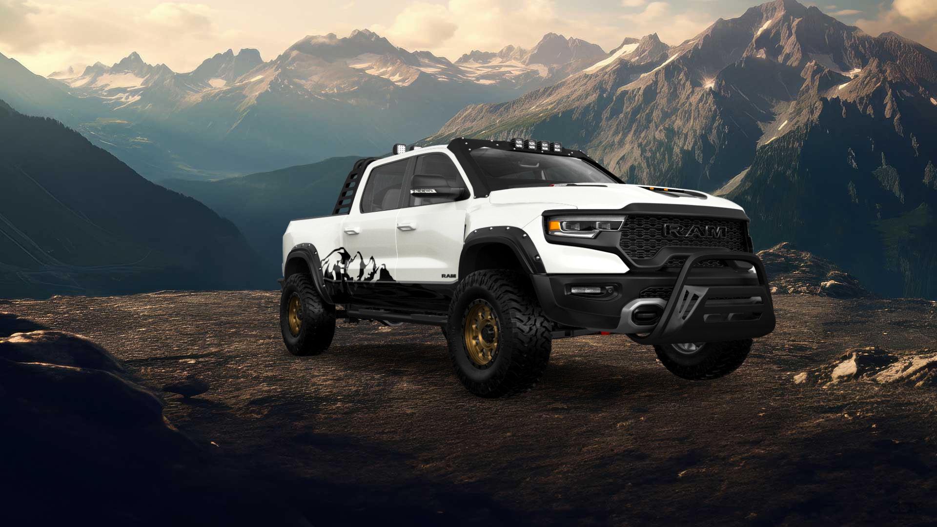 Dodge Ram 1500 TRX 4 Door pickup truck 2021 tuning