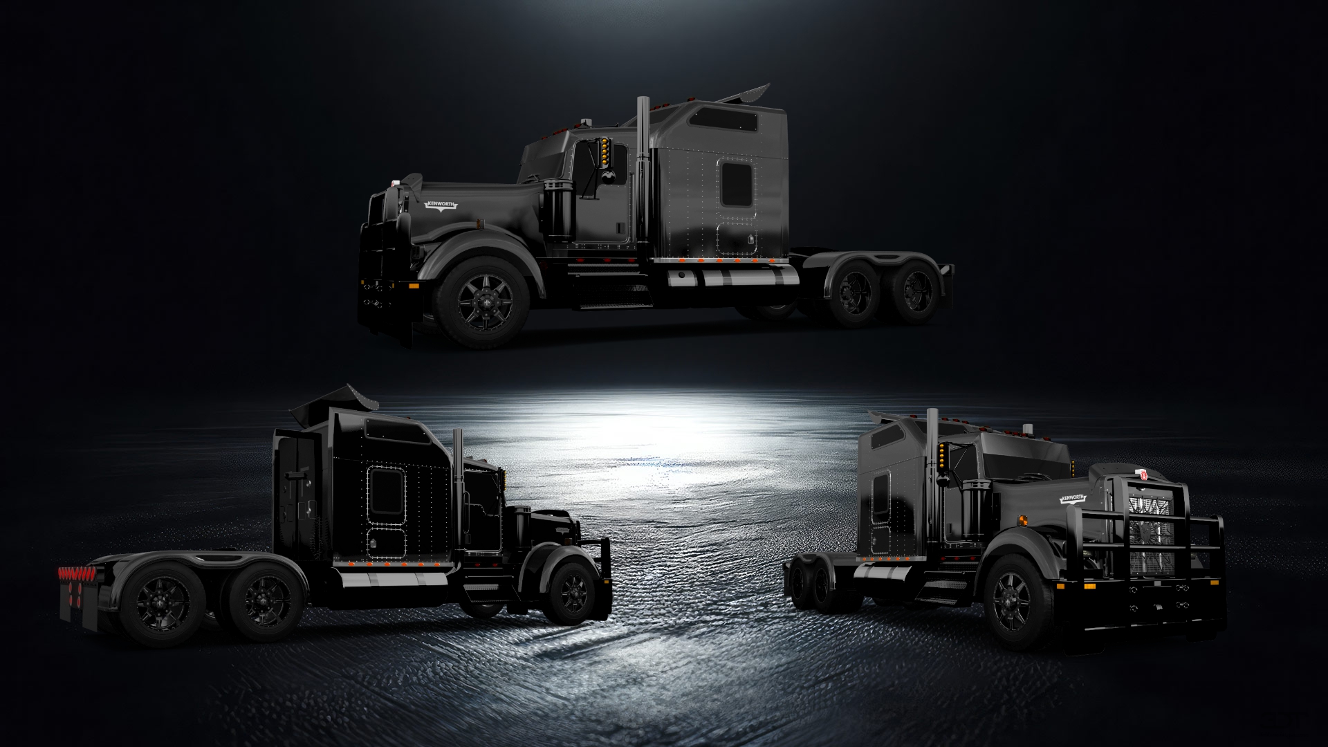 Kenworth W900 Sleeper Cab Truck 2015 tuning