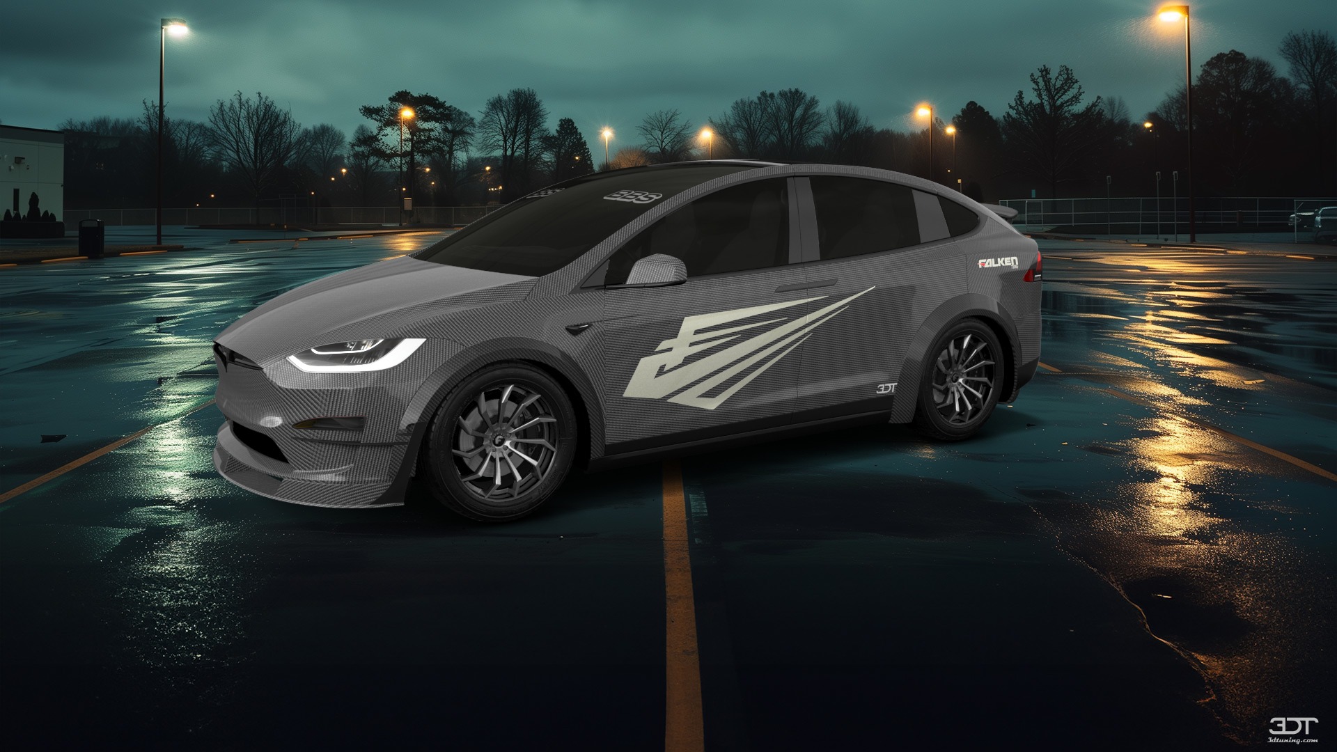 Tesla Model X 5 Door SUV 2024 tuning