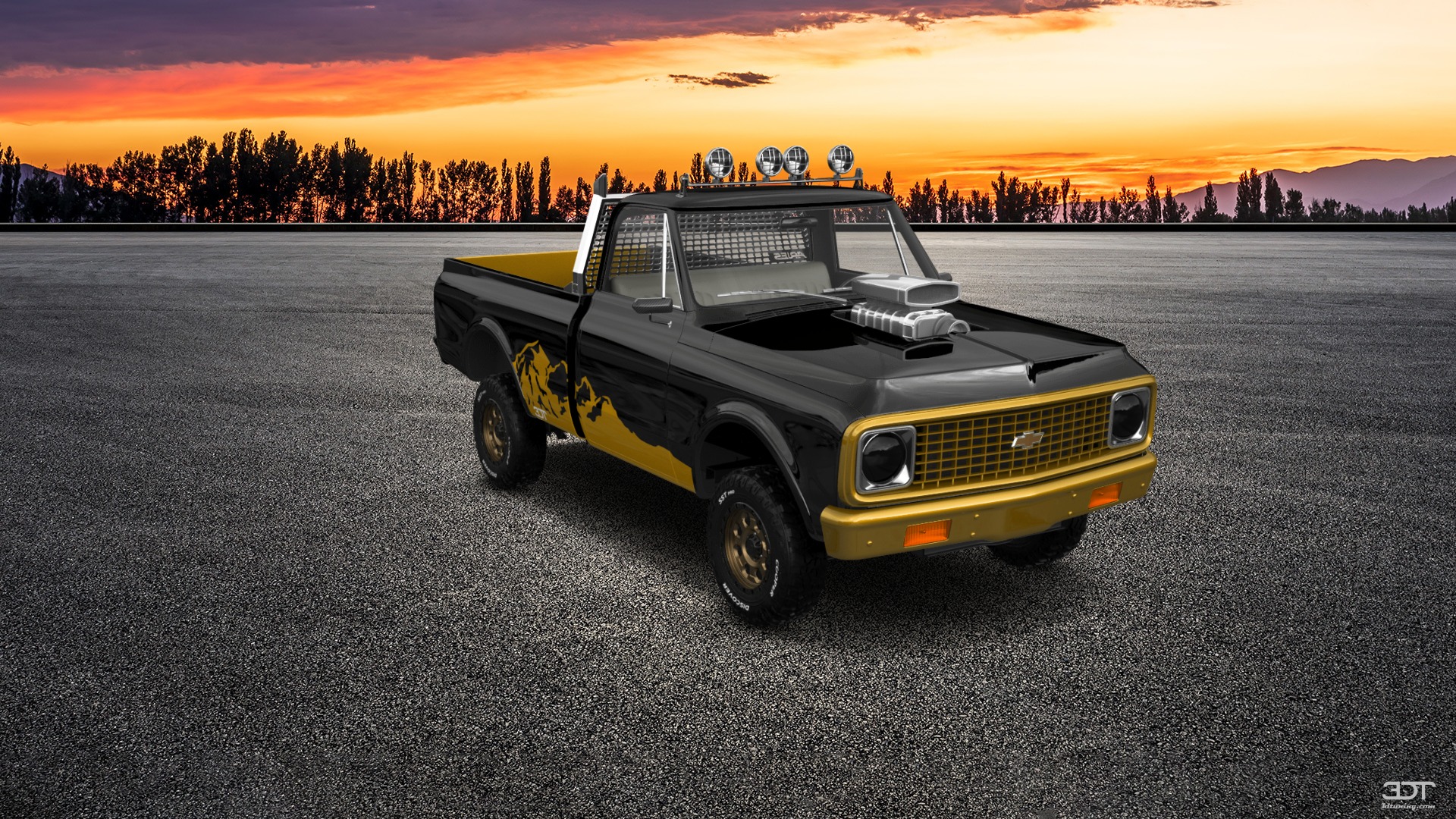 Chevrolet C-10 Cheyenne 2 Door pickup truck 1972