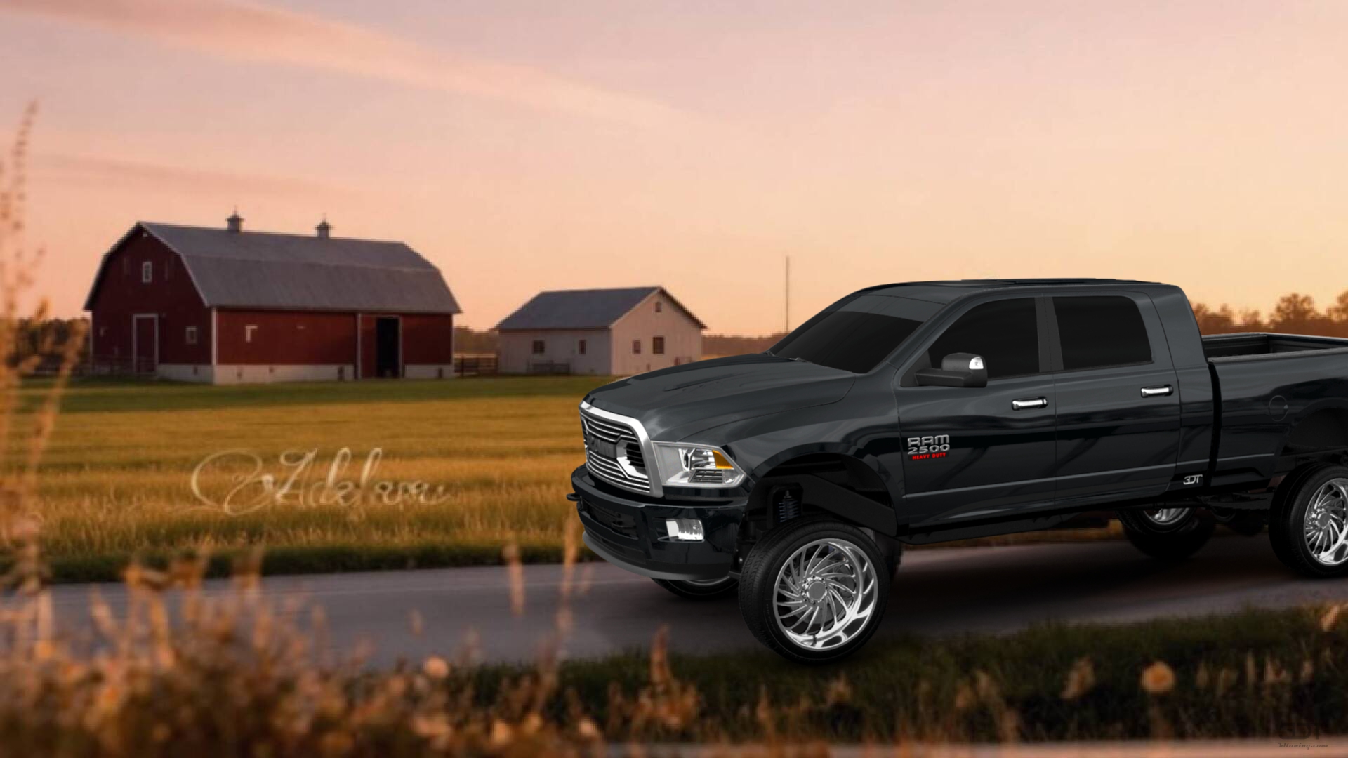 Dodge Ram 2500 Mega Cab 6.4 ft box 4 Door pickup truck 2010 tuning