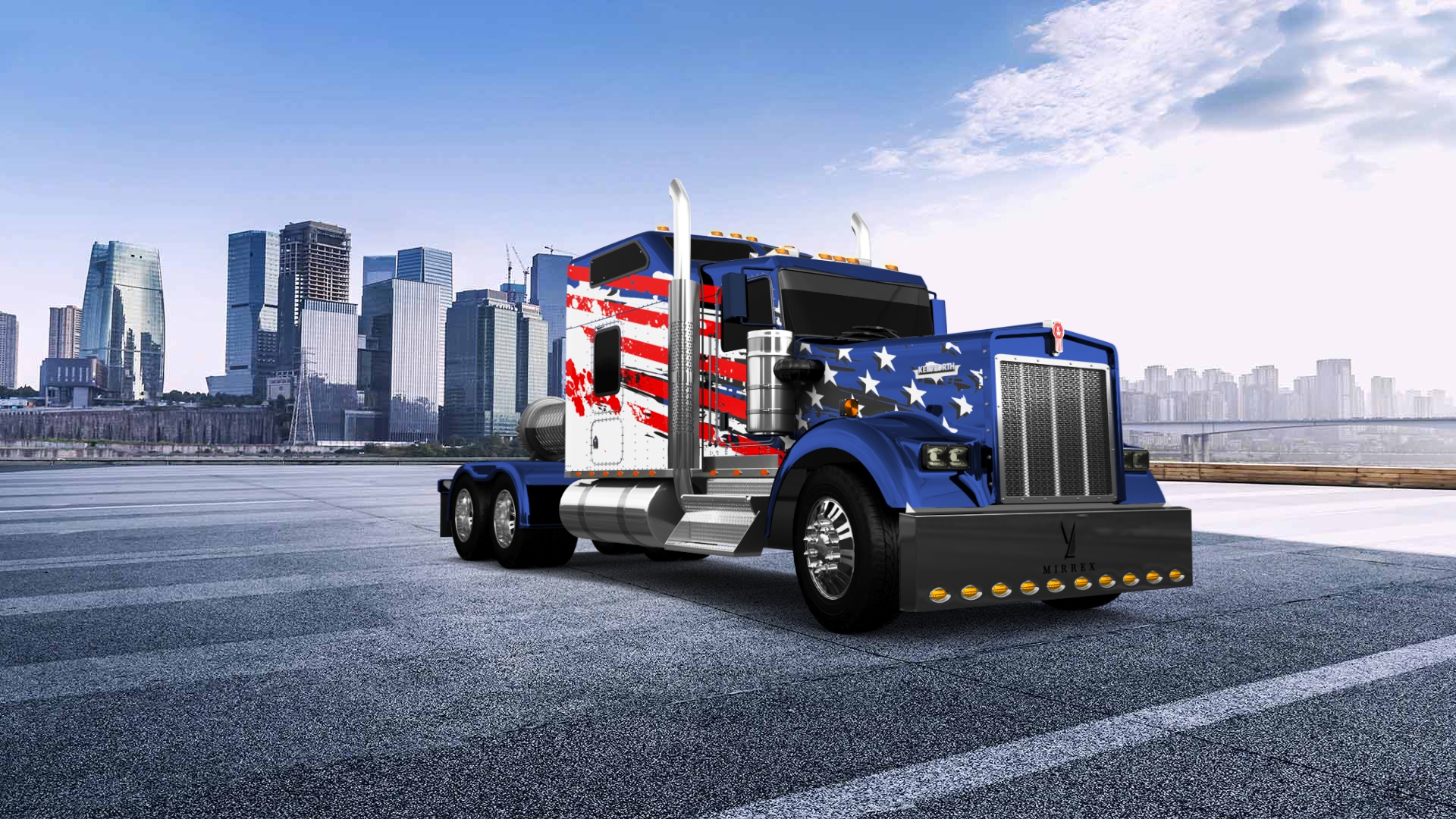 Kenworth W900 Sleeper Cab Truck 2015