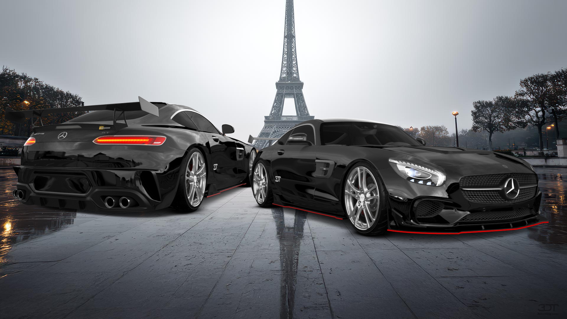 Mercedes AMG GT 2 door fastback coupe 2015 tuning